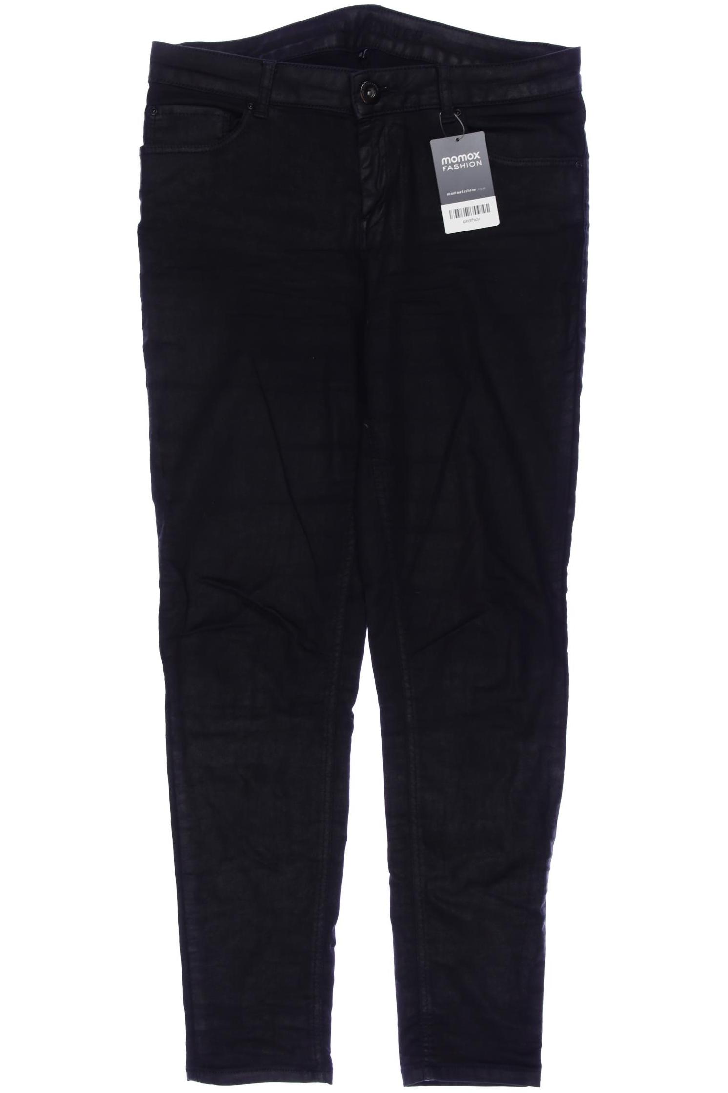 Thumbnail - Hallhuber Damen Stoffhose, schwarz, Gr. 40