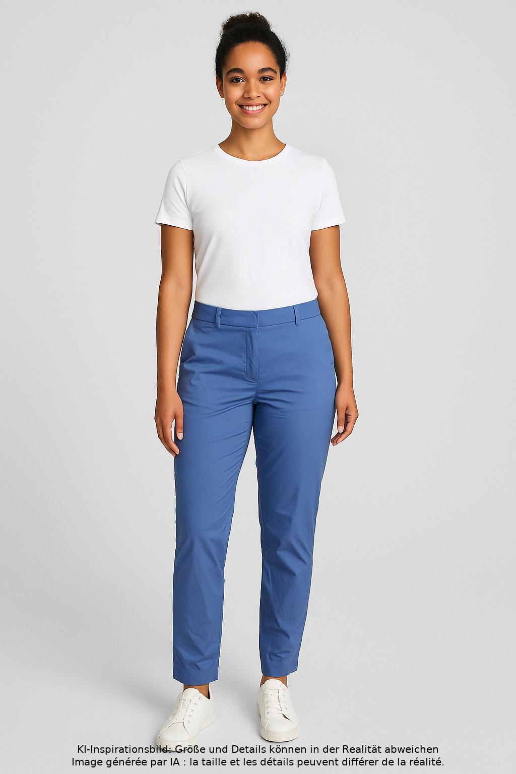 

Hallhuber Damen Stoffhose, blau, Gr. 40