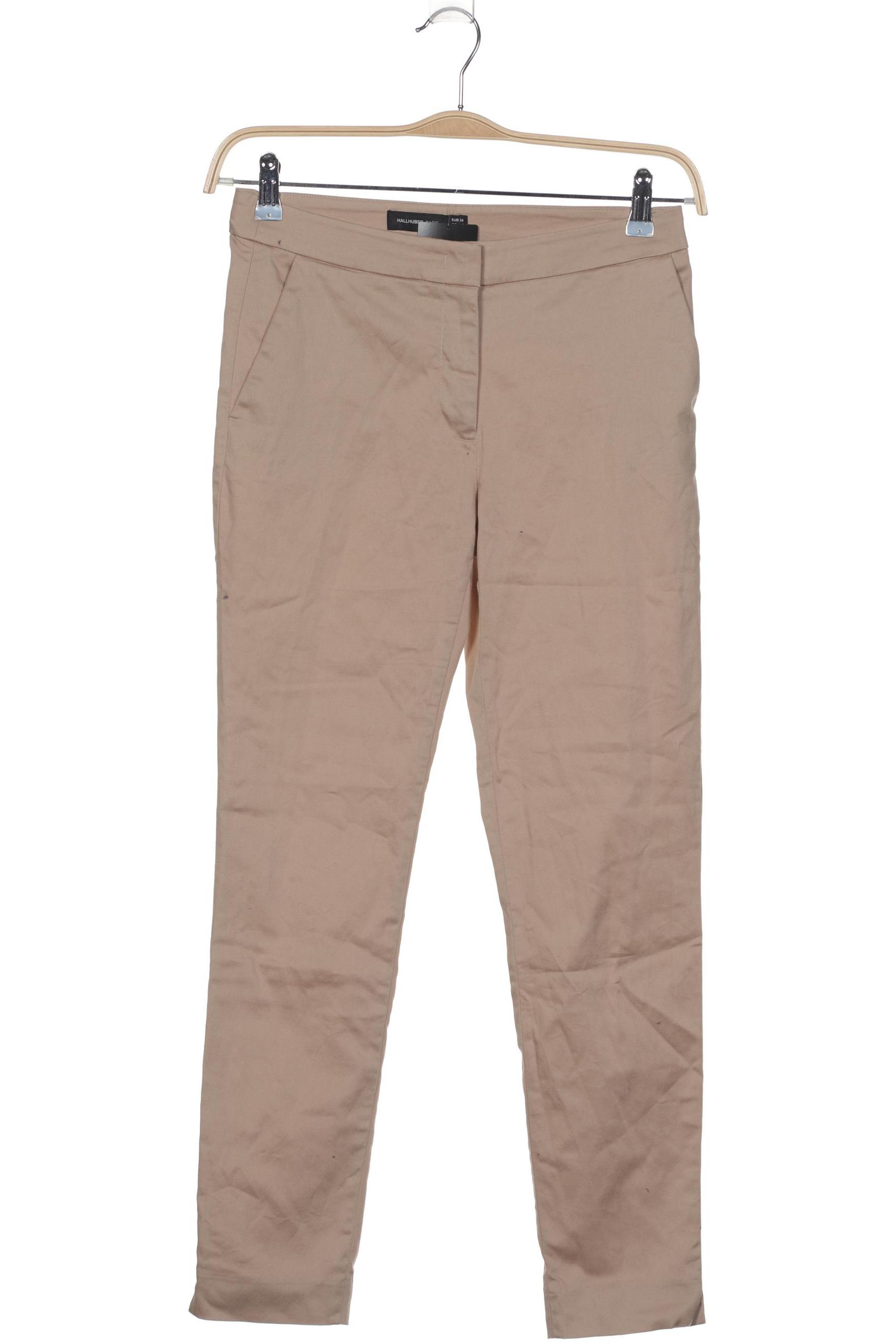 

Hallhuber Damen Stoffhose, beige, Gr. 34