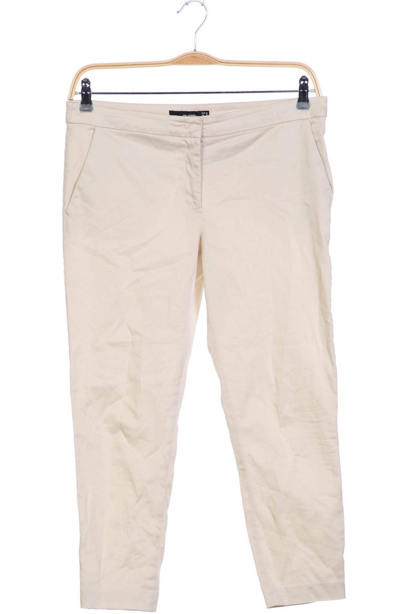 

Hallhuber Damen Stoffhose, cremeweiß