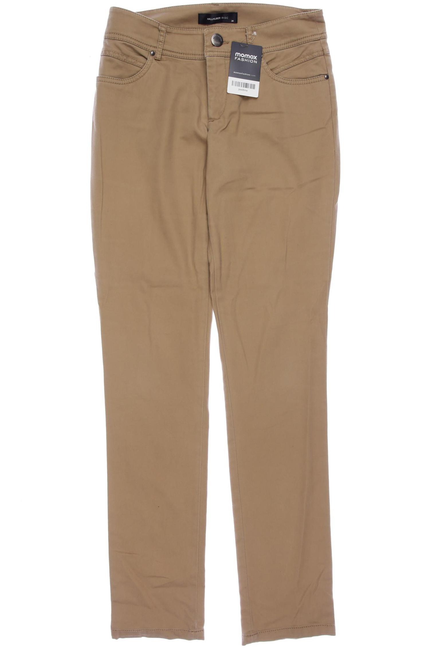 

Hallhuber Damen Stoffhose, beige, Gr. 34