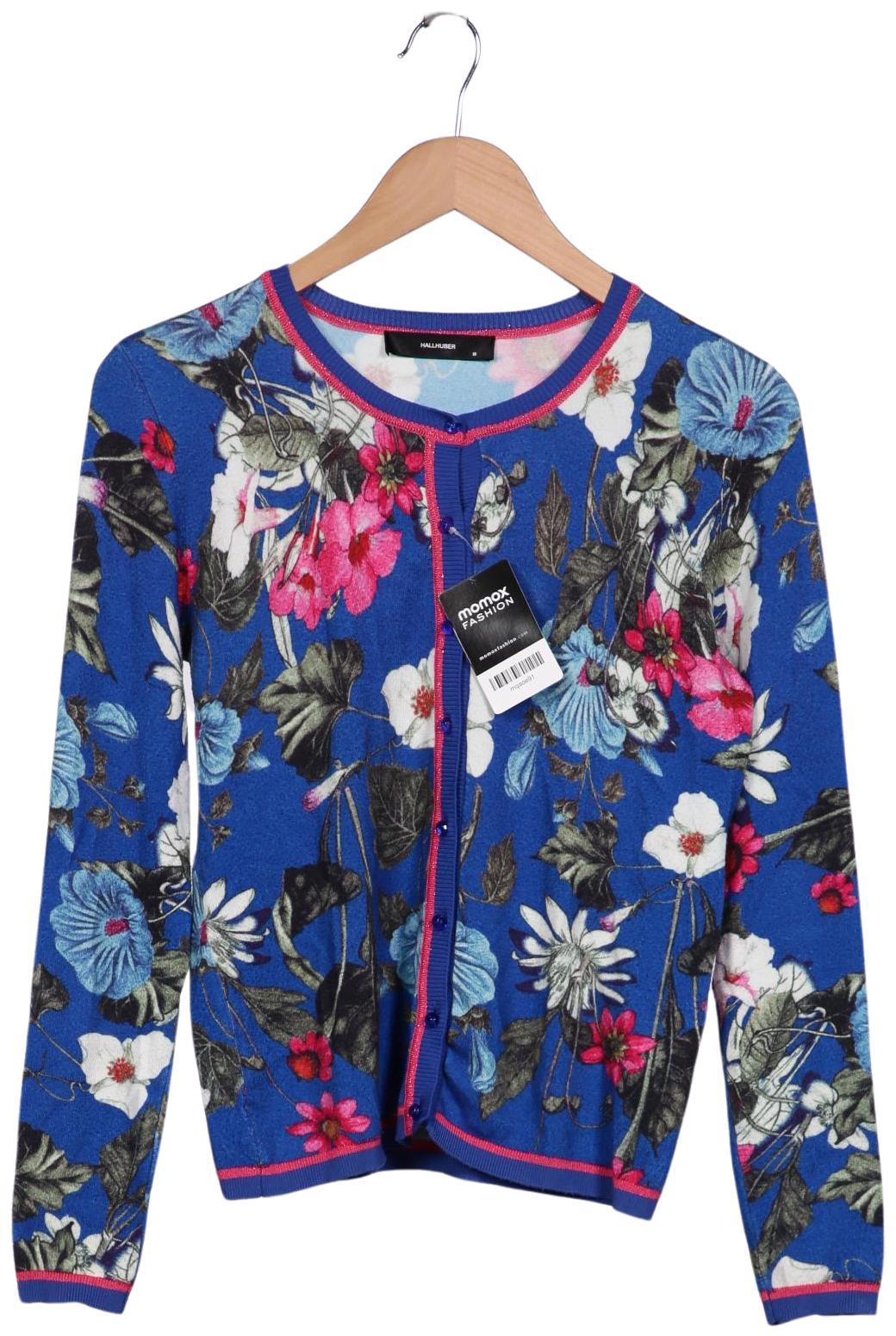 

Hallhuber Damen Strickjacke, mehrfarbig, Gr. 38