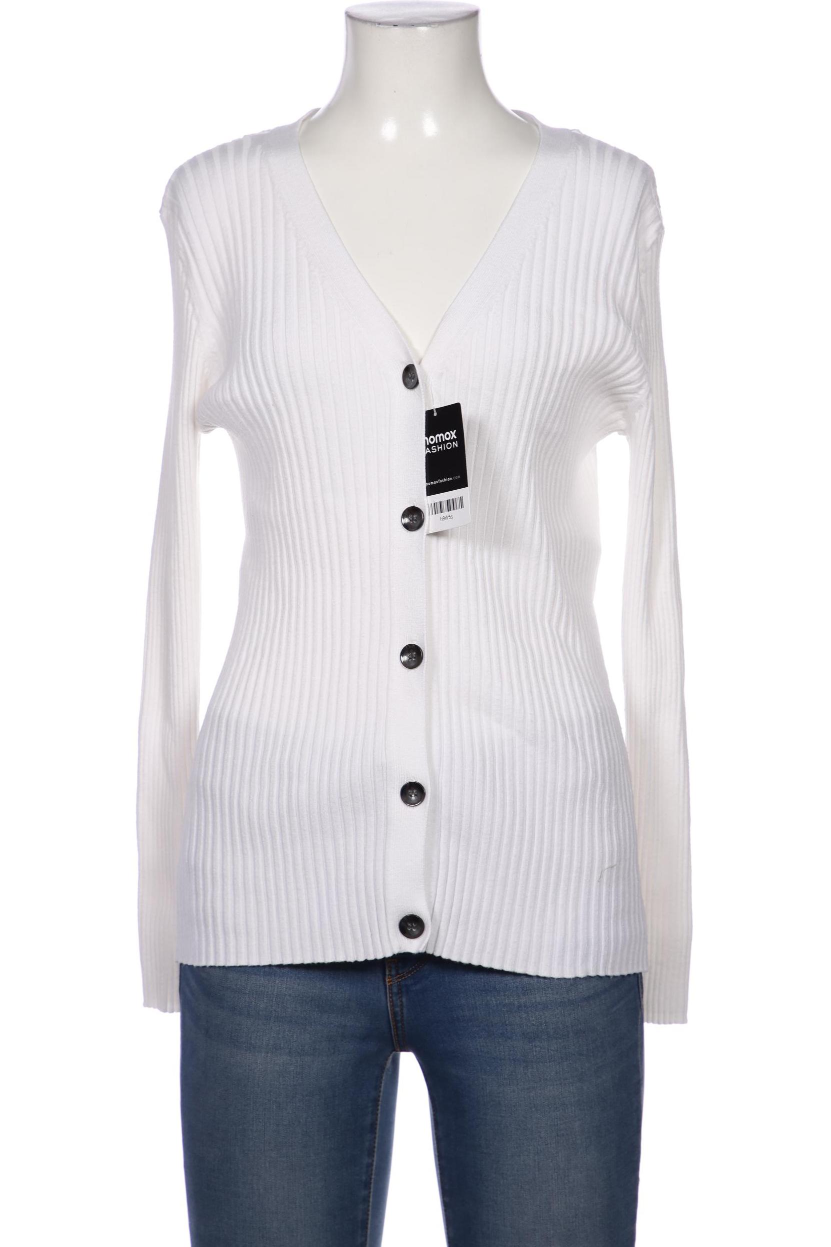 

Hallhuber Damen Strickjacke, weiß, Gr. 34