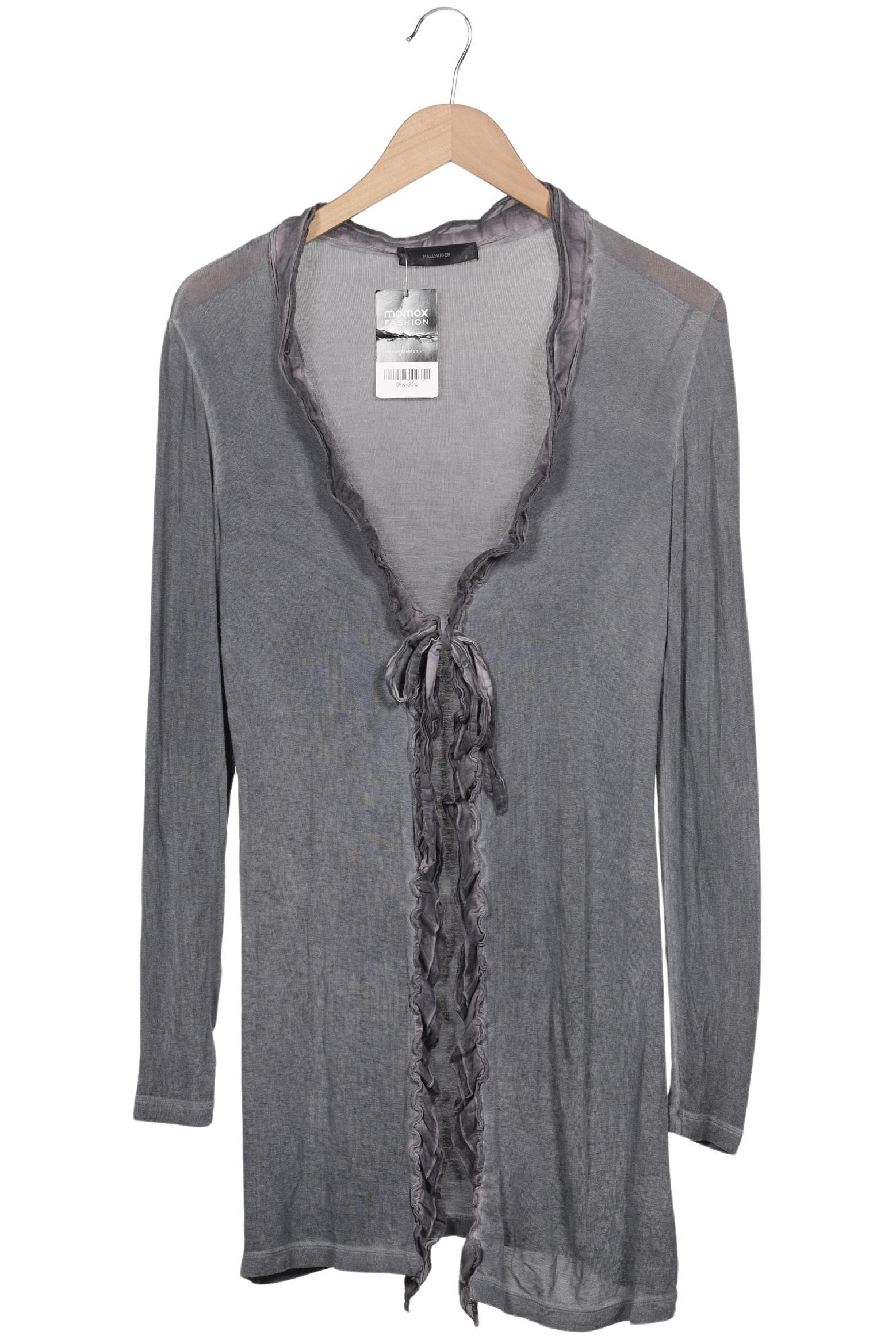 

Hallhuber Damen Strickjacke, grau, Gr. 36