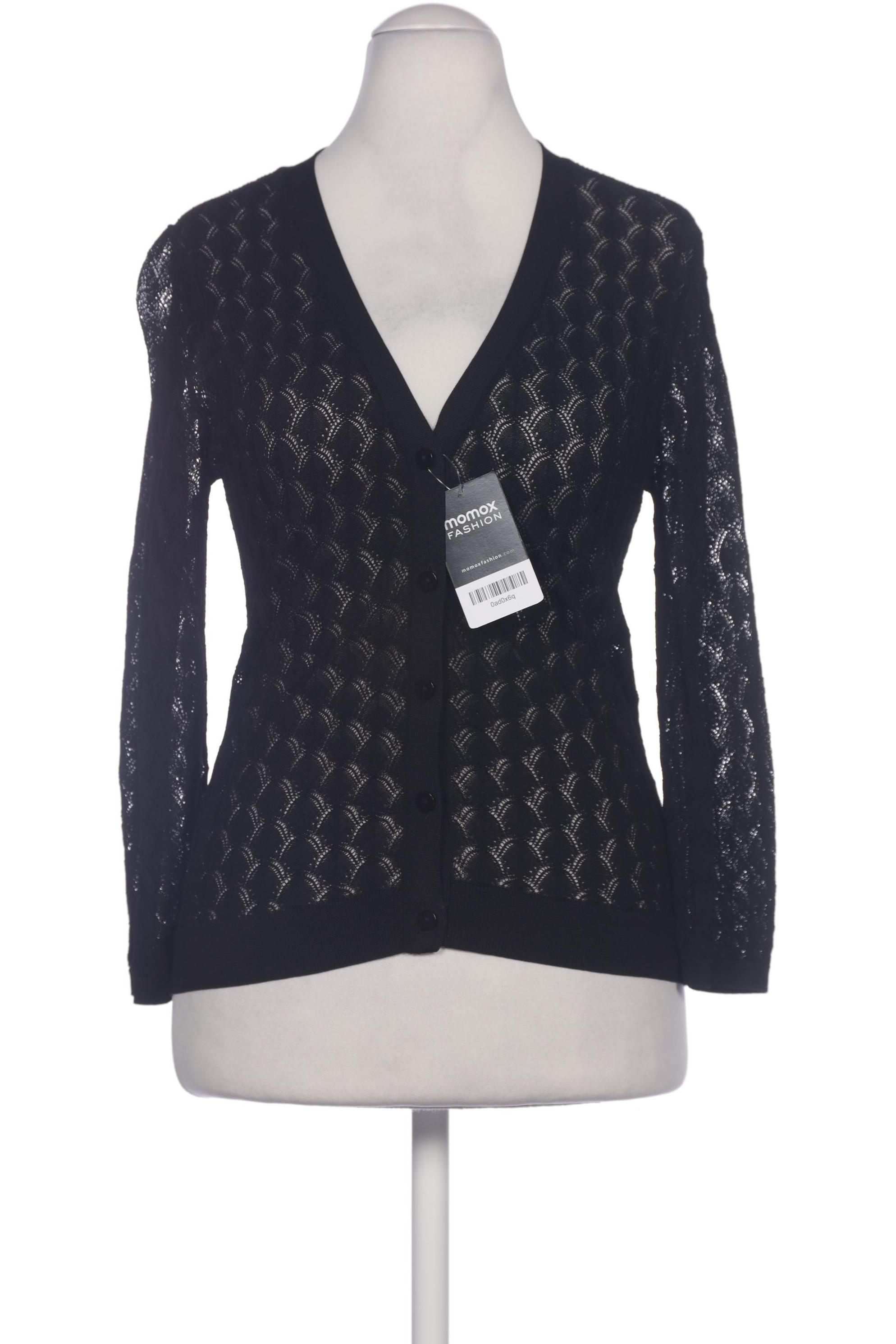 

Hallhuber Damen Strickjacke, schwarz, Gr. 38