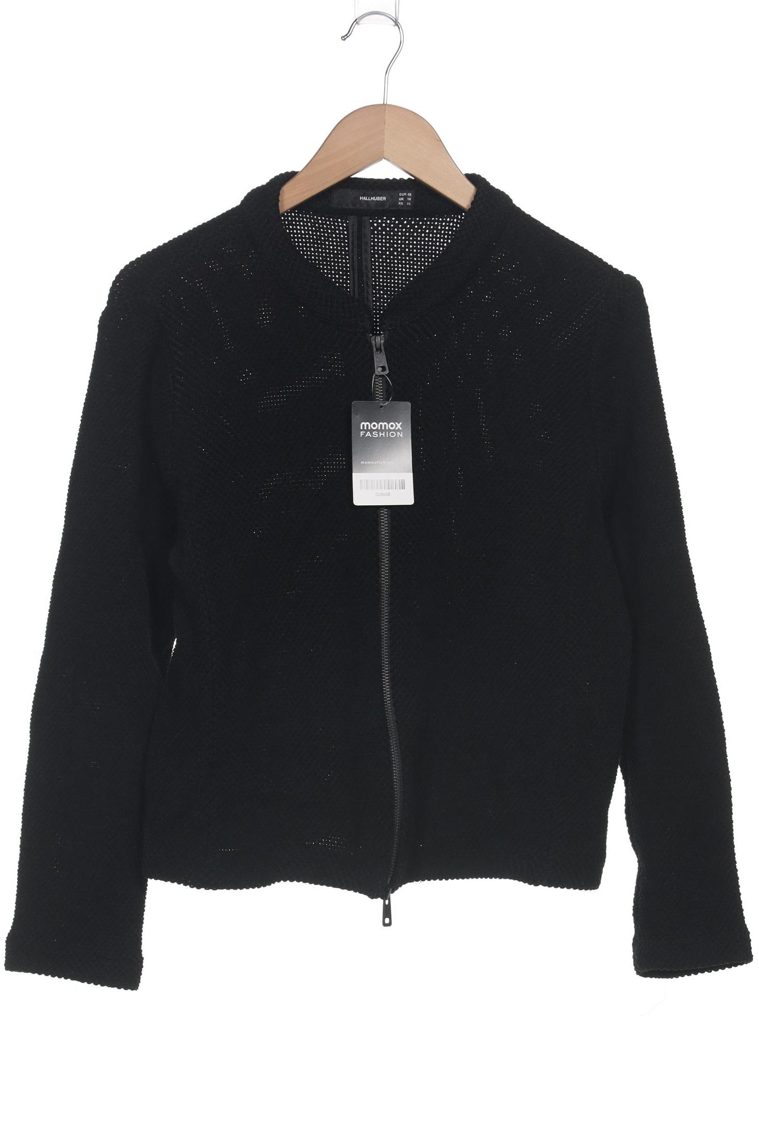 

Hallhuber Damen Strickjacke, schwarz, Gr. 42