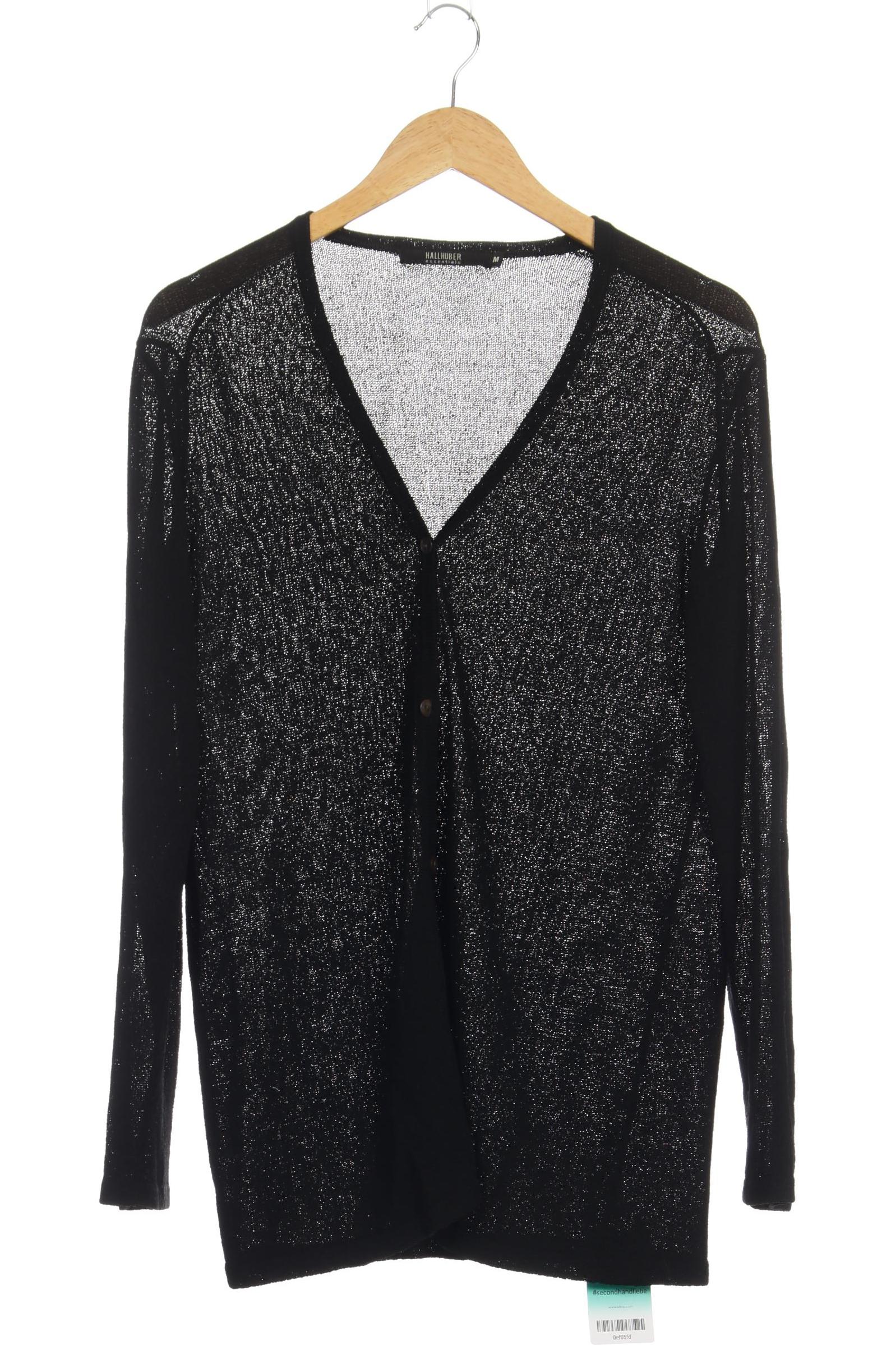 

Hallhuber Damen Strickjacke, schwarz, Gr. 38