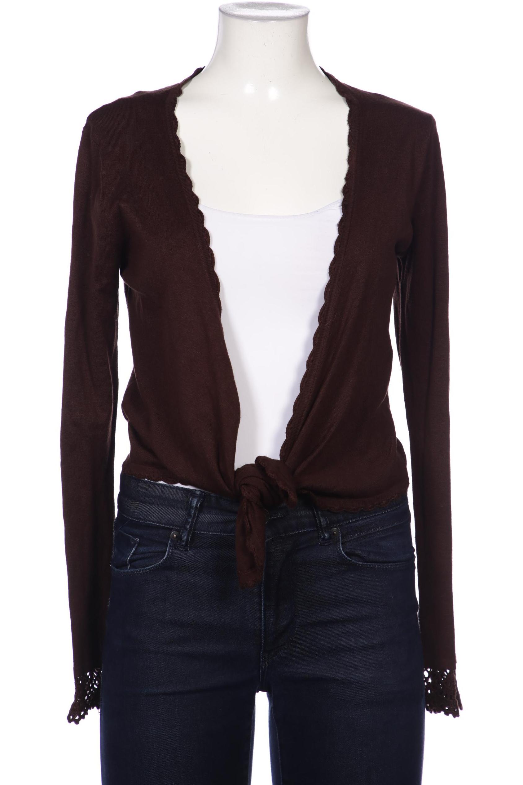 

Hallhuber Damen Strickjacke, braun, Gr. 42