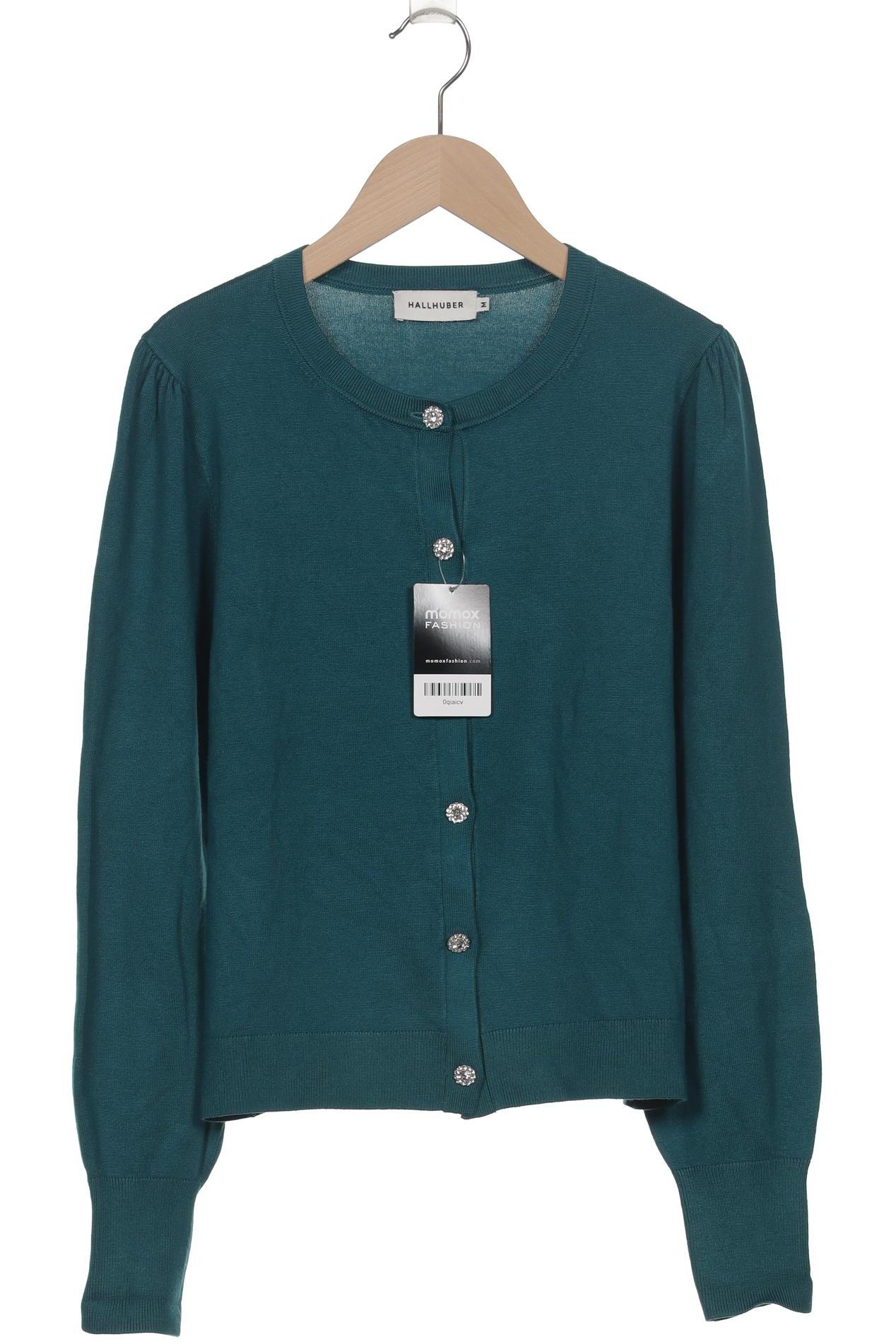 

Hallhuber Damen Strickjacke, türkis, Gr. 38