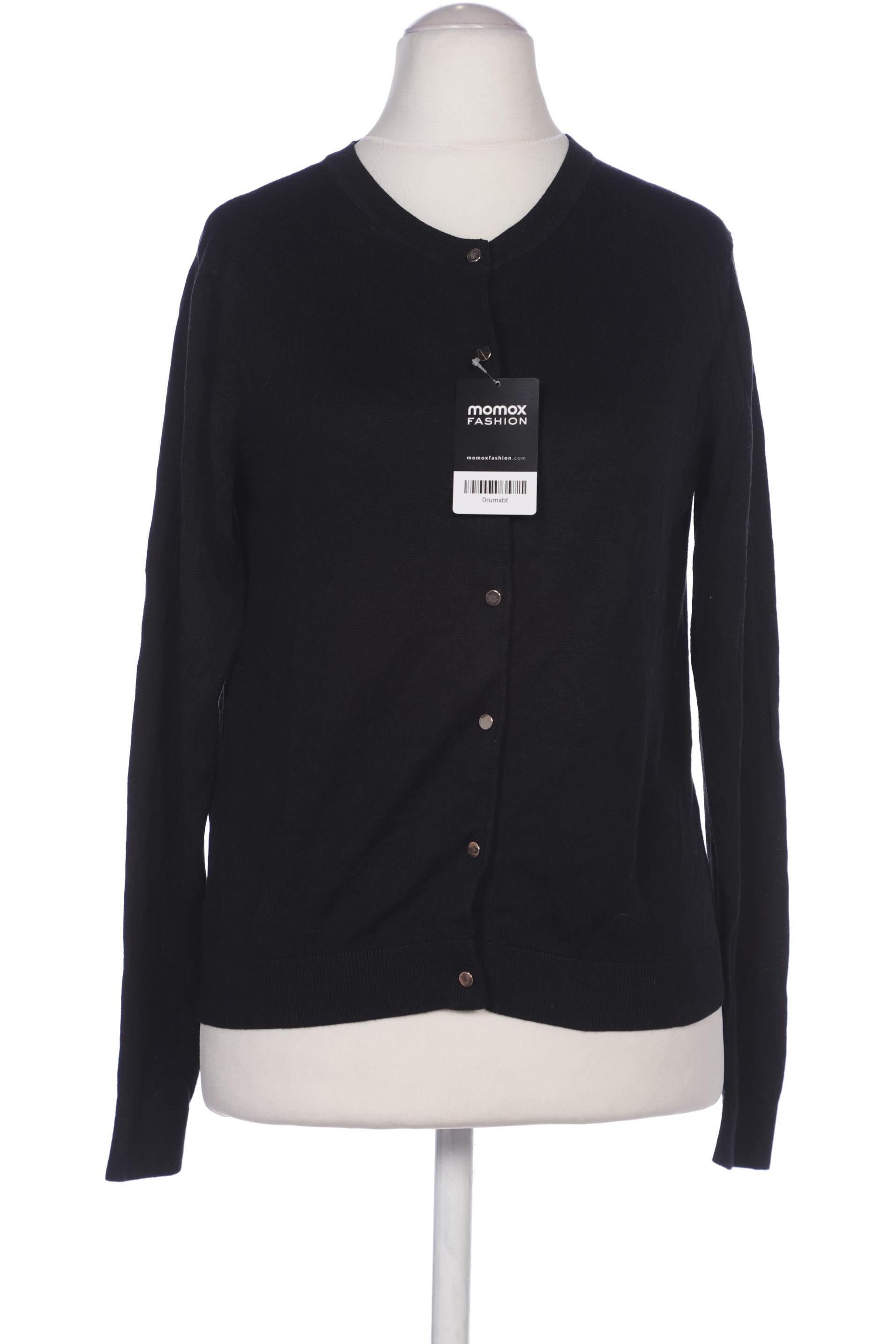 

Hallhuber Damen Strickjacke, schwarz, Gr. 38