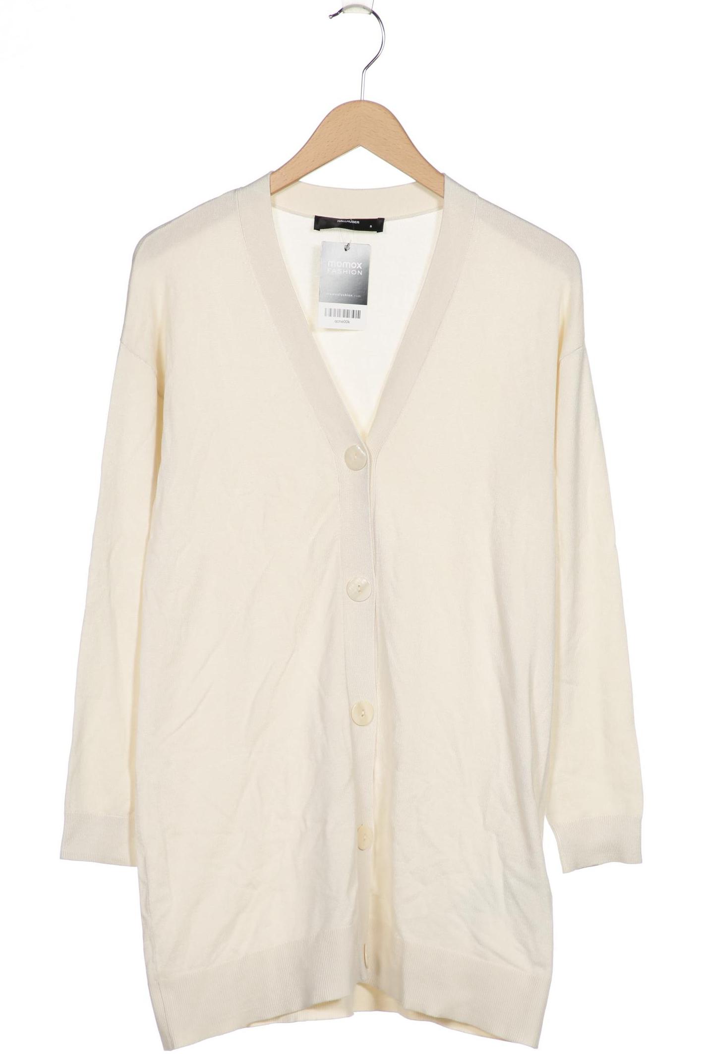 

Hallhuber Damen Strickjacke, cremeweiß, Gr. 36