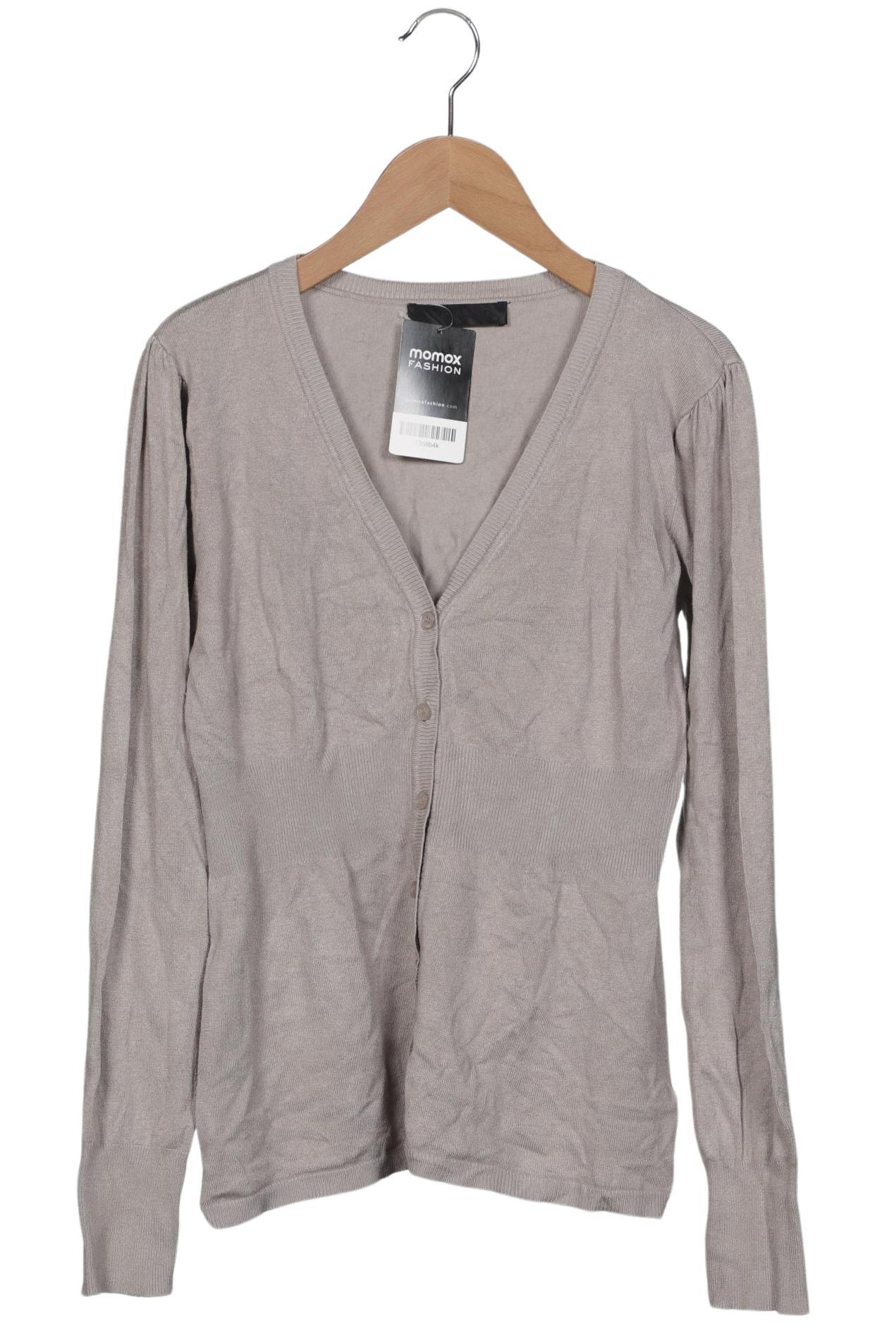 

Hallhuber Damen Strickjacke, grau, Gr. 38