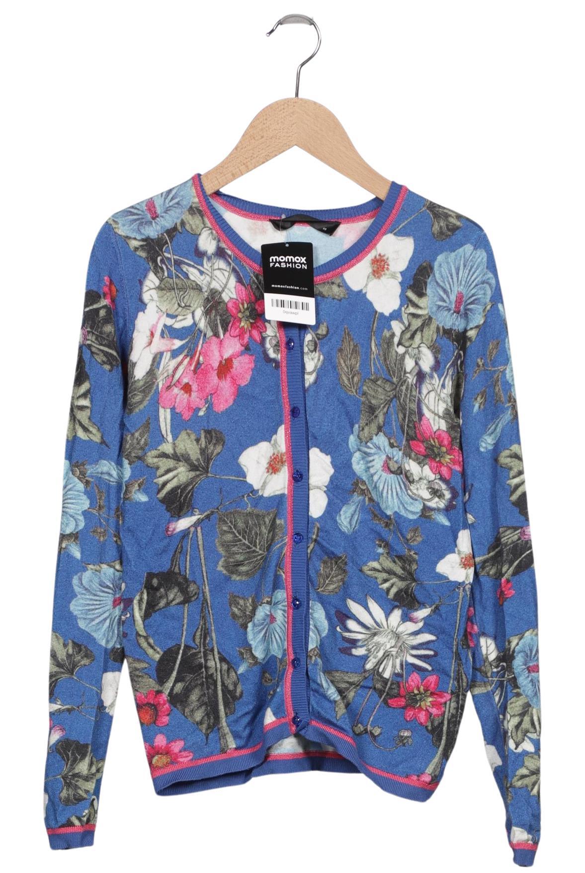 

Hallhuber Damen Strickjacke, blau, Gr. 34