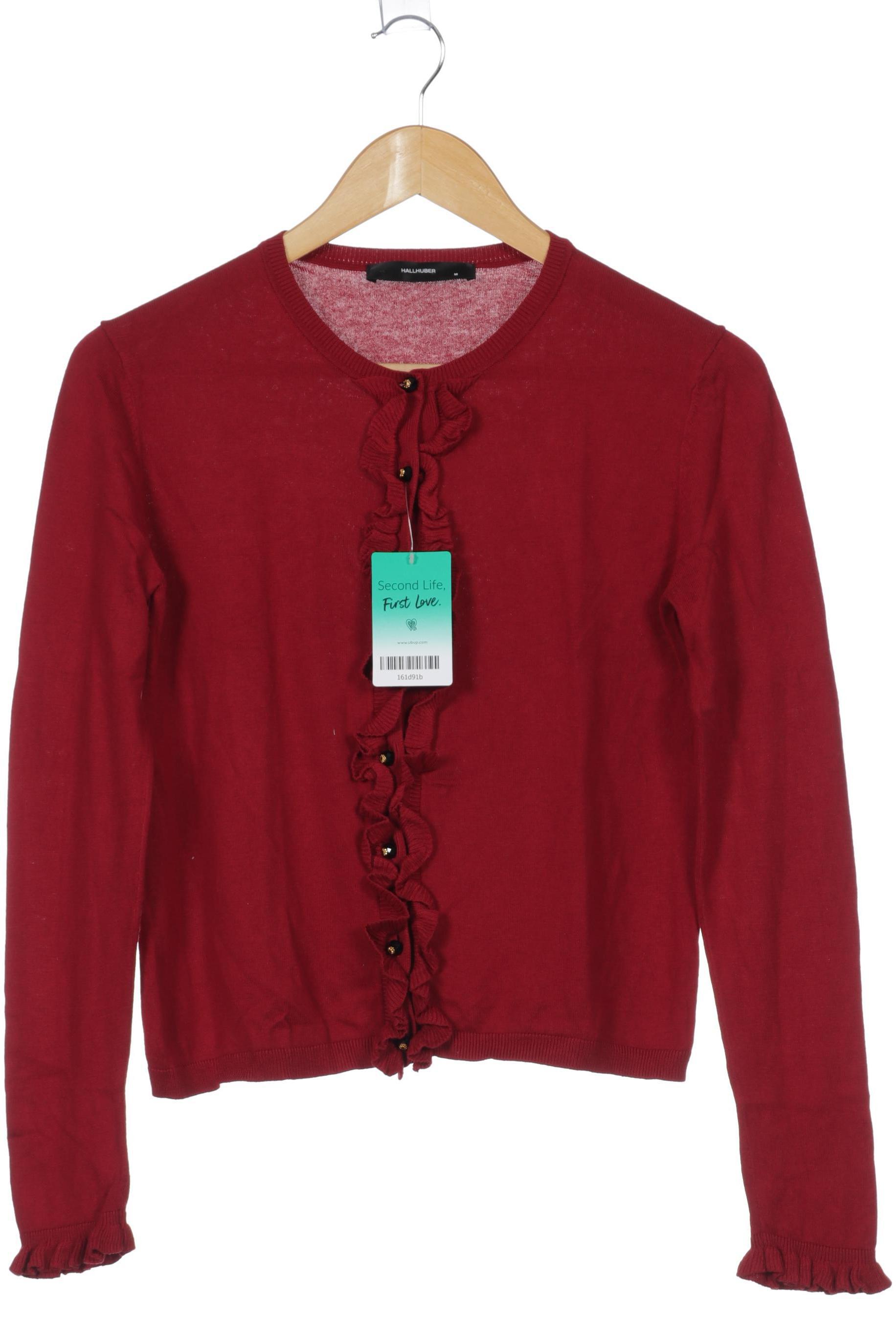 

Hallhuber Damen Strickjacke, rot, Gr.