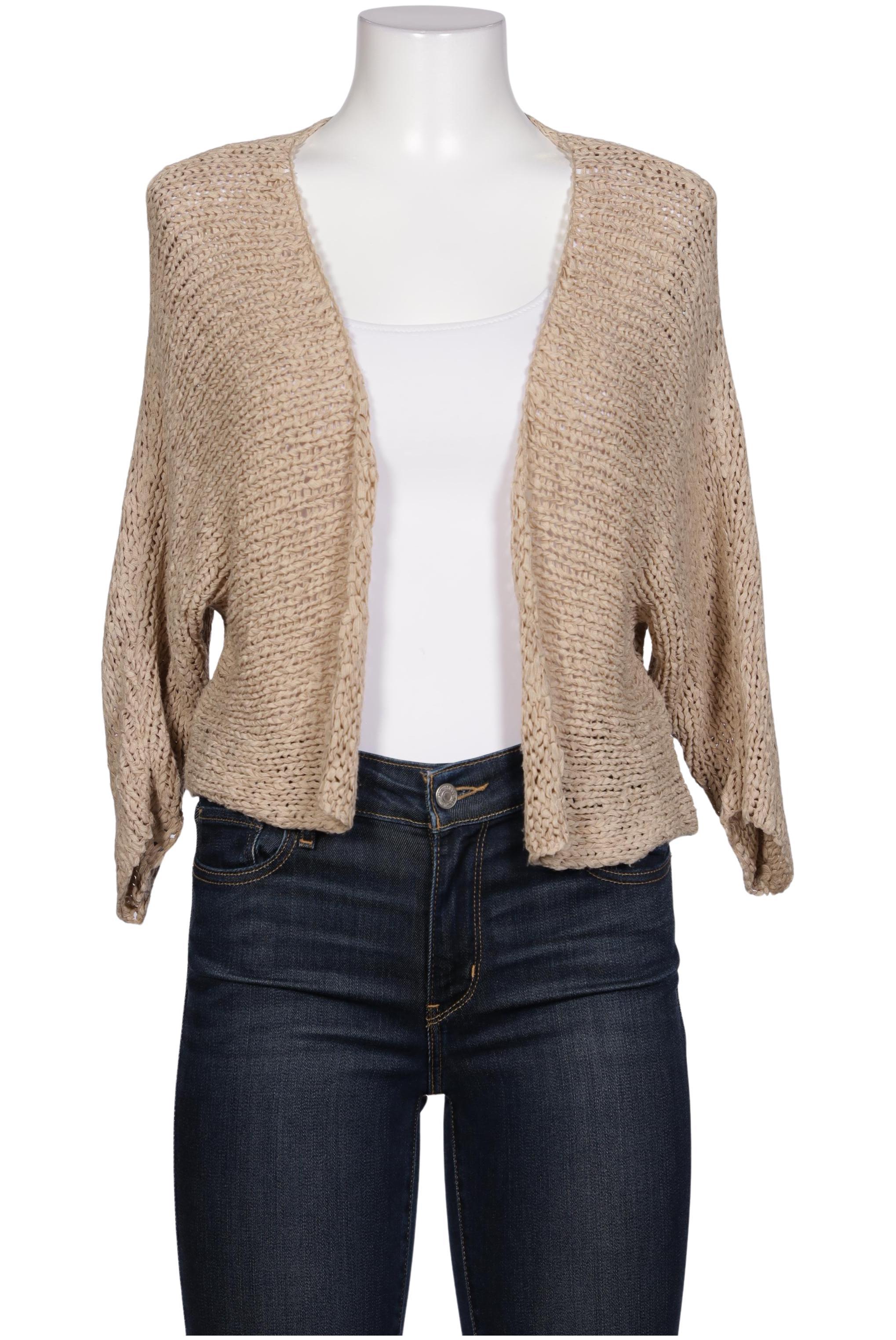 

Hallhuber Damen Strickjacke, beige, Gr. 42