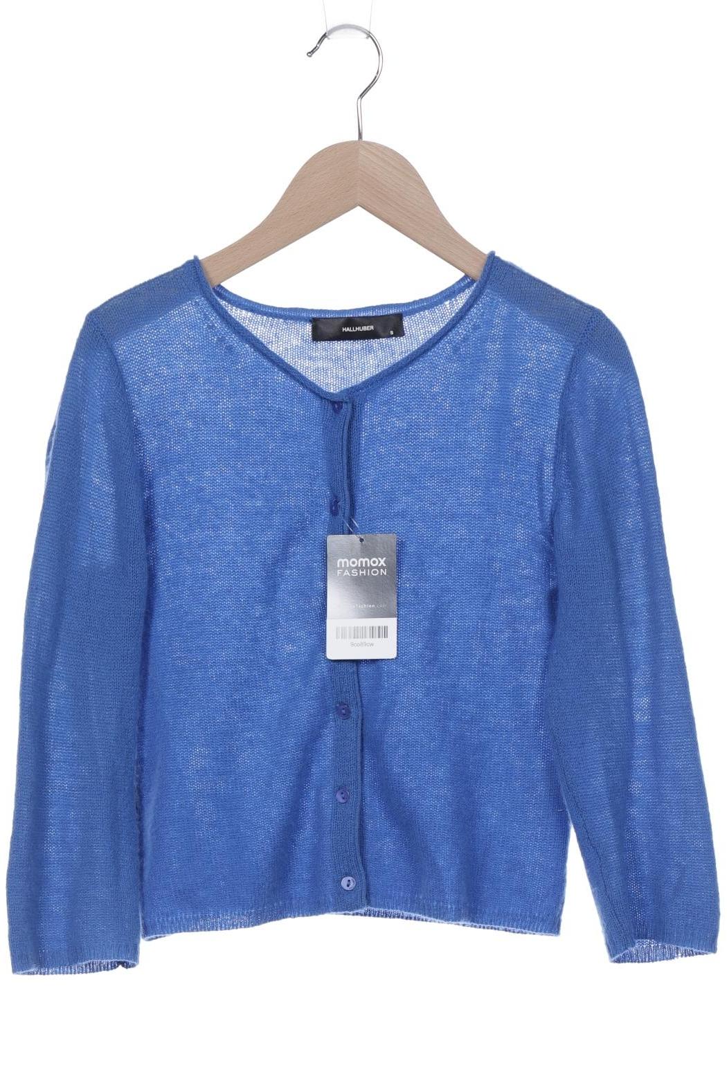 

Hallhuber Damen Strickjacke, blau, Gr. 36