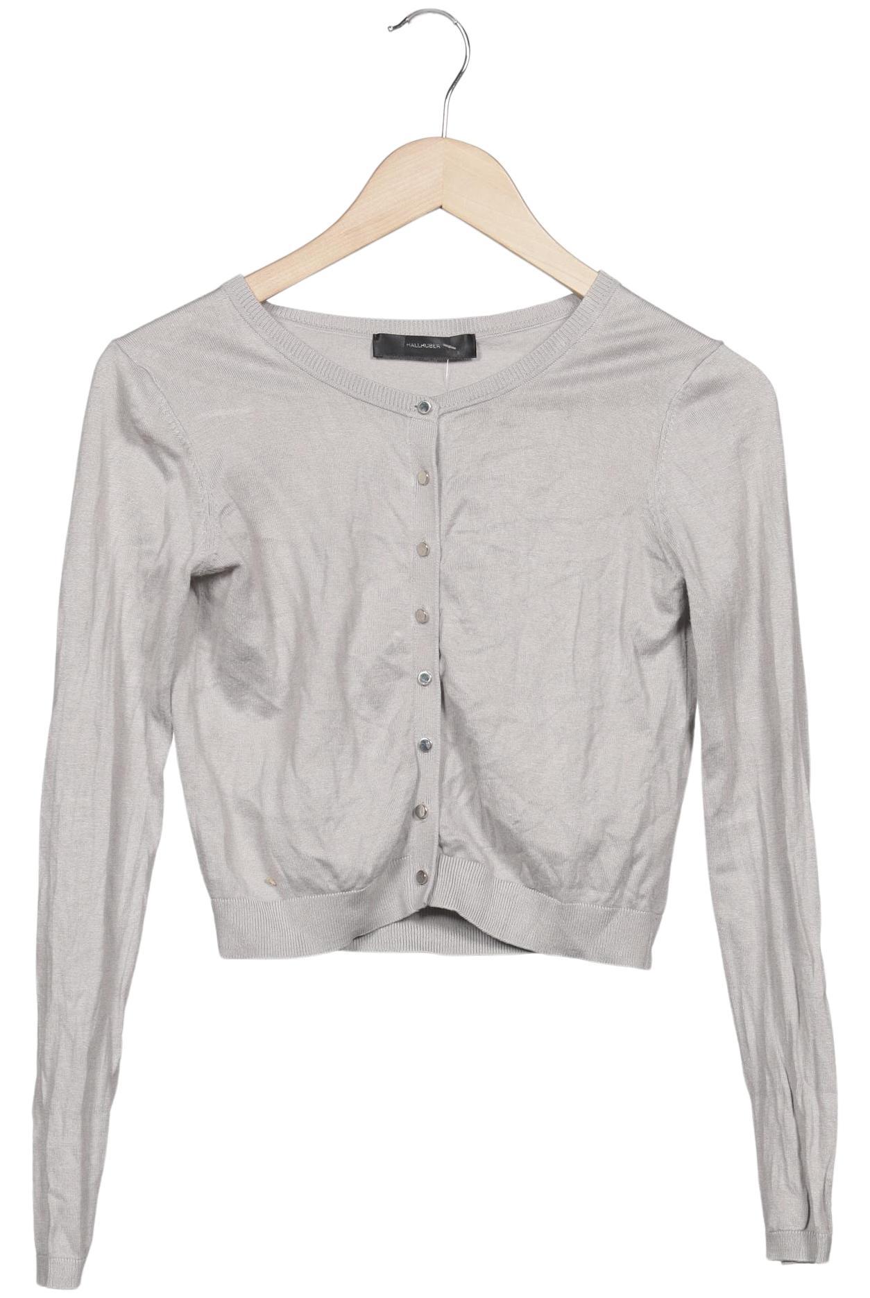

Hallhuber Damen Strickjacke, grau, Gr. 36