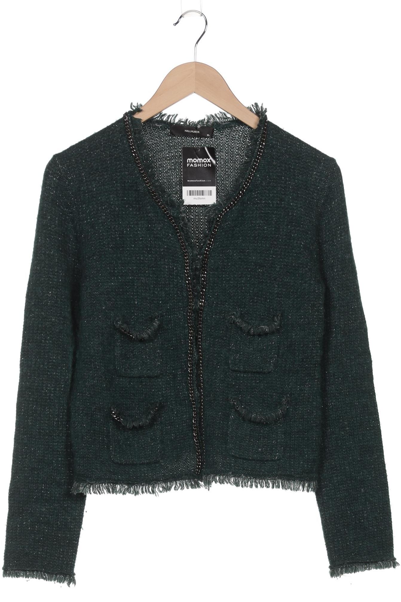 

Hallhuber Damen Strickjacke, türkis, Gr. 44