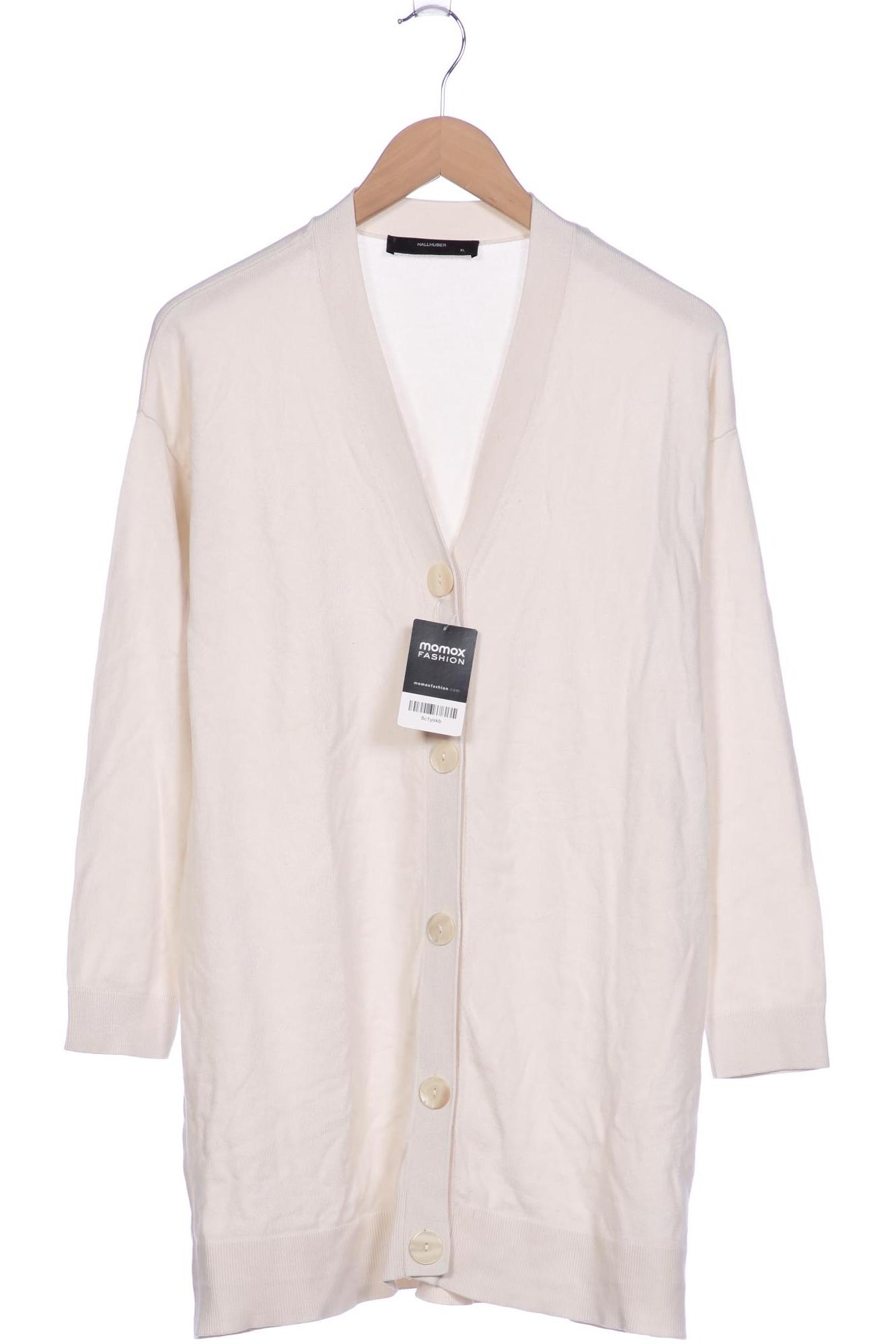 

Hallhuber Damen Strickjacke, cremeweiß, Gr. 44