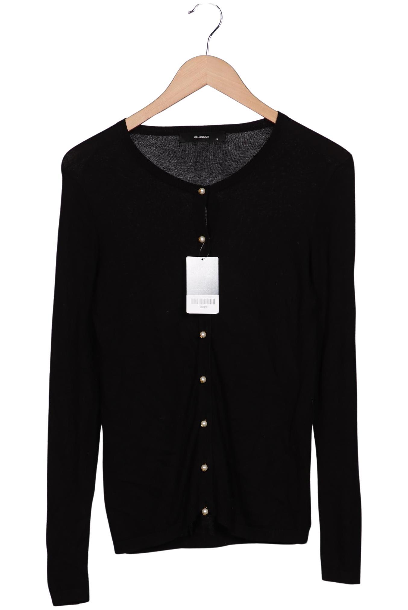 

Hallhuber Damen Strickjacke, schwarz, Gr. 36
