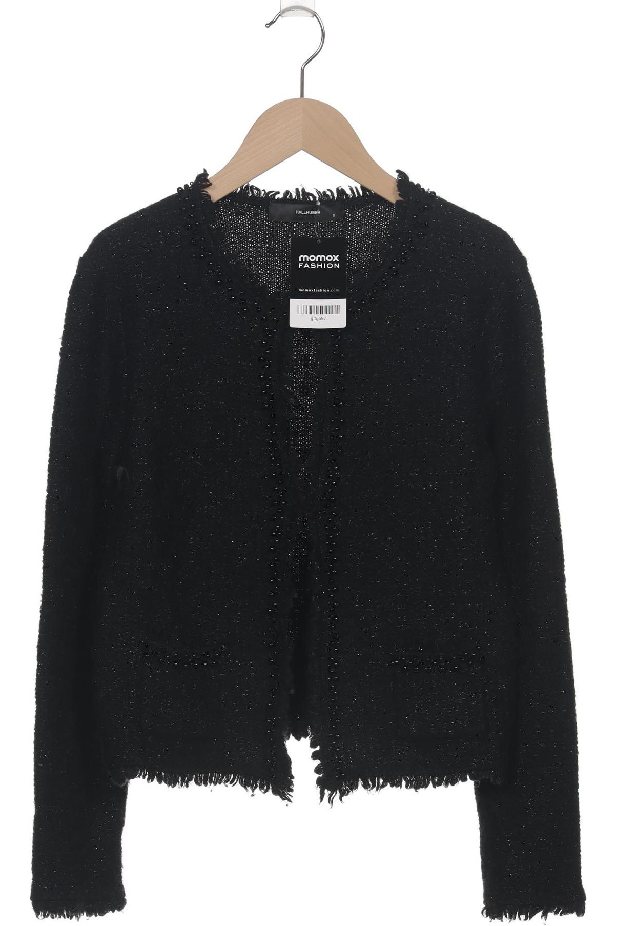 

Hallhuber Damen Strickjacke, schwarz, Gr. 36