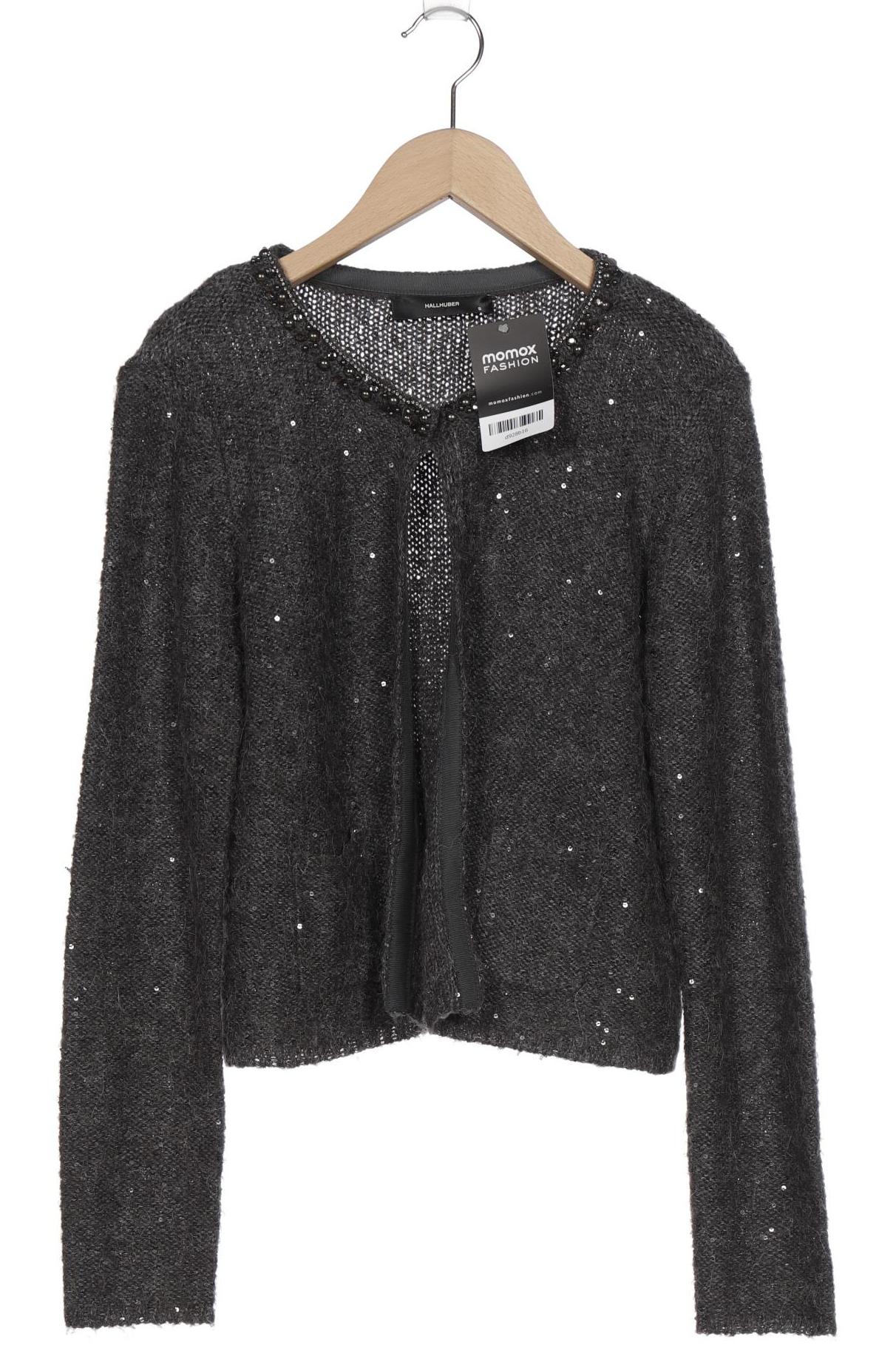 

Hallhuber Damen Strickjacke, grau, Gr. 36