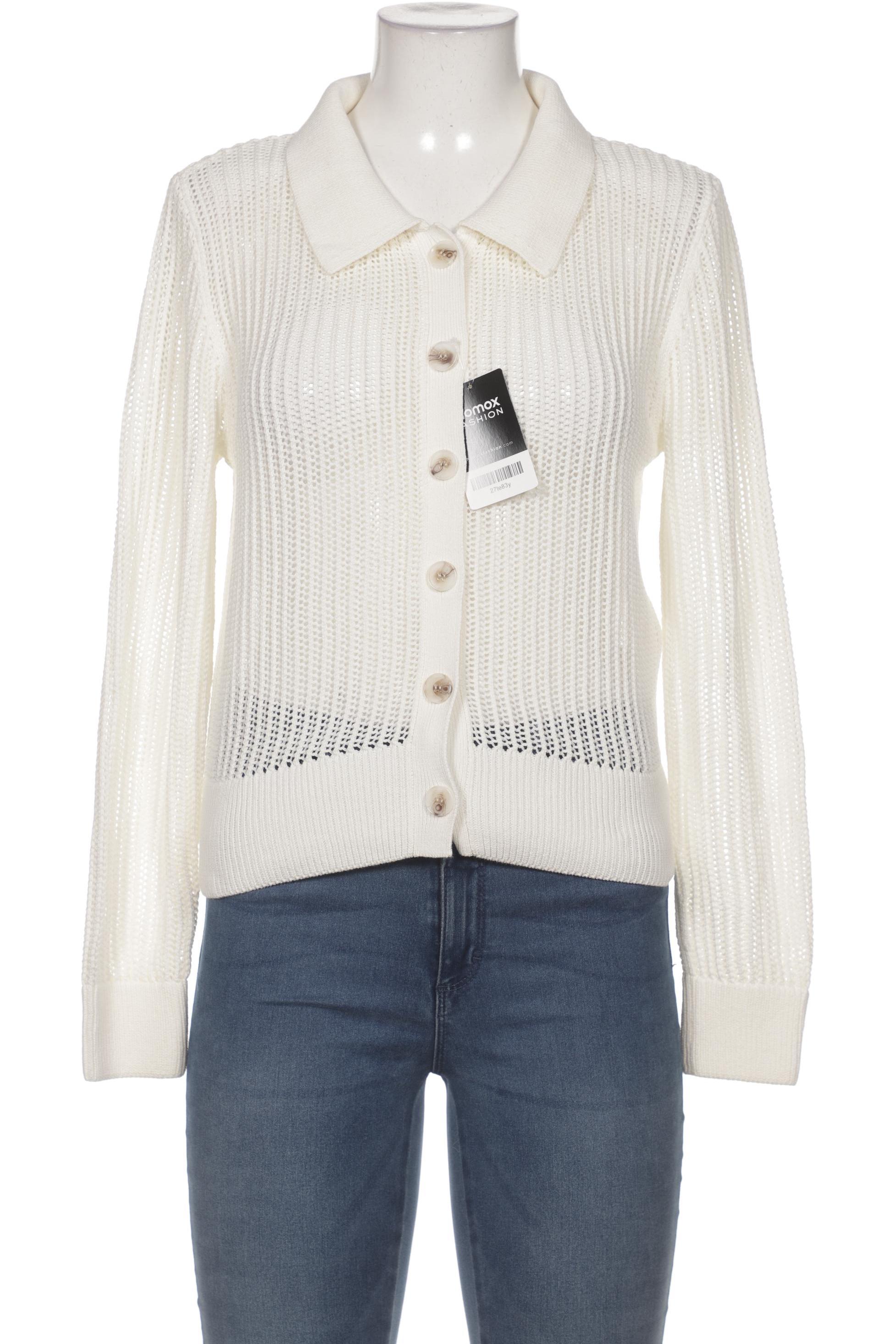

Hallhuber Damen Strickjacke, weiß, Gr. 42