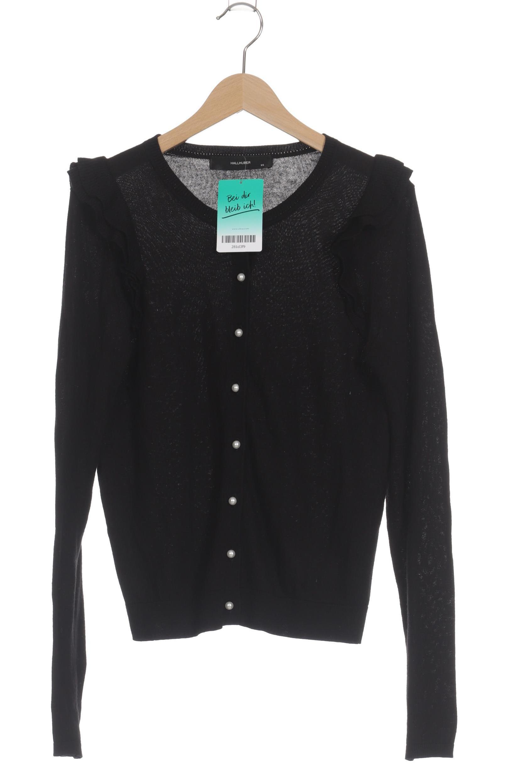 

Hallhuber Damen Strickjacke, schwarz, Gr.