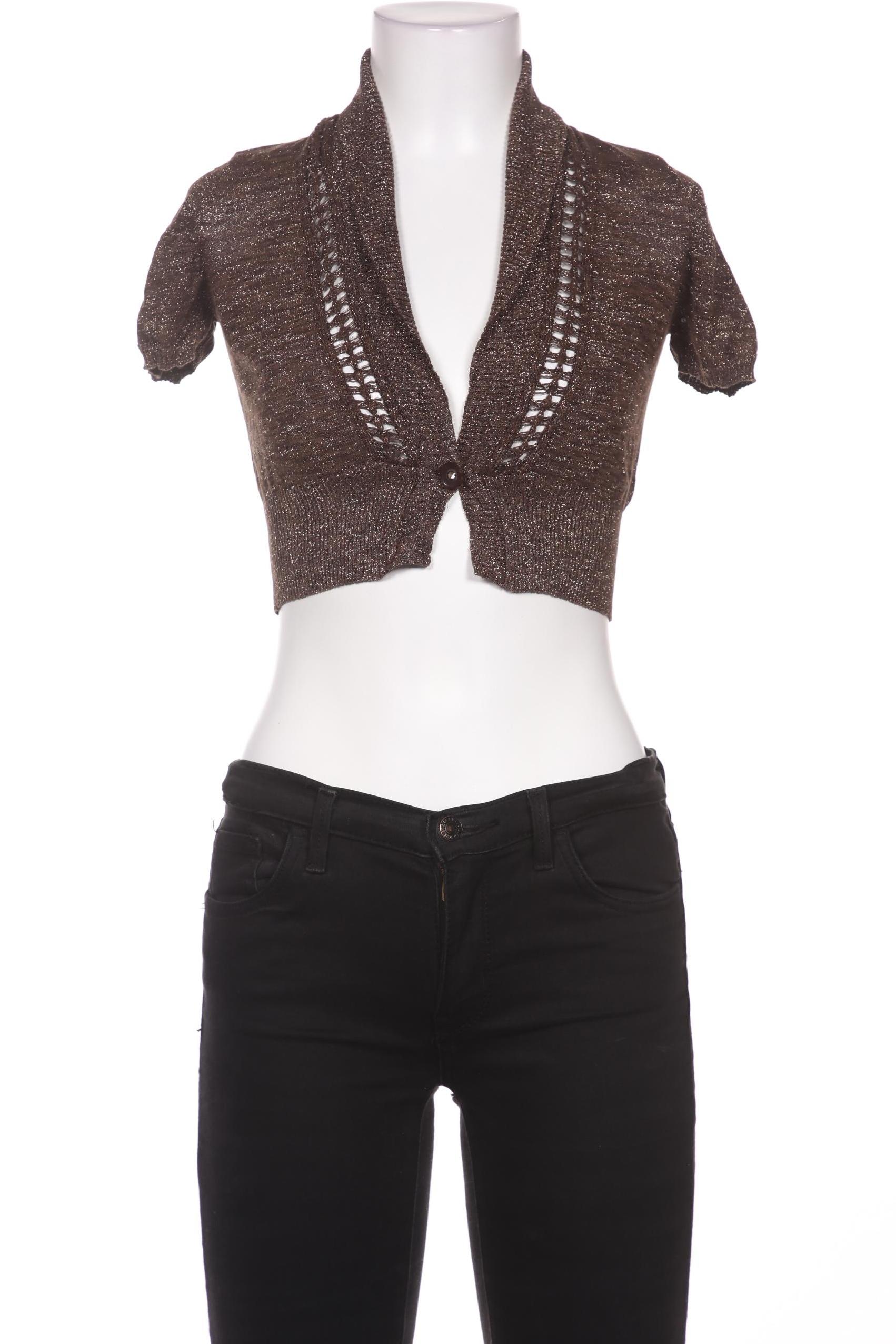 

Hallhuber Damen Strickjacke, braun, Gr. 34
