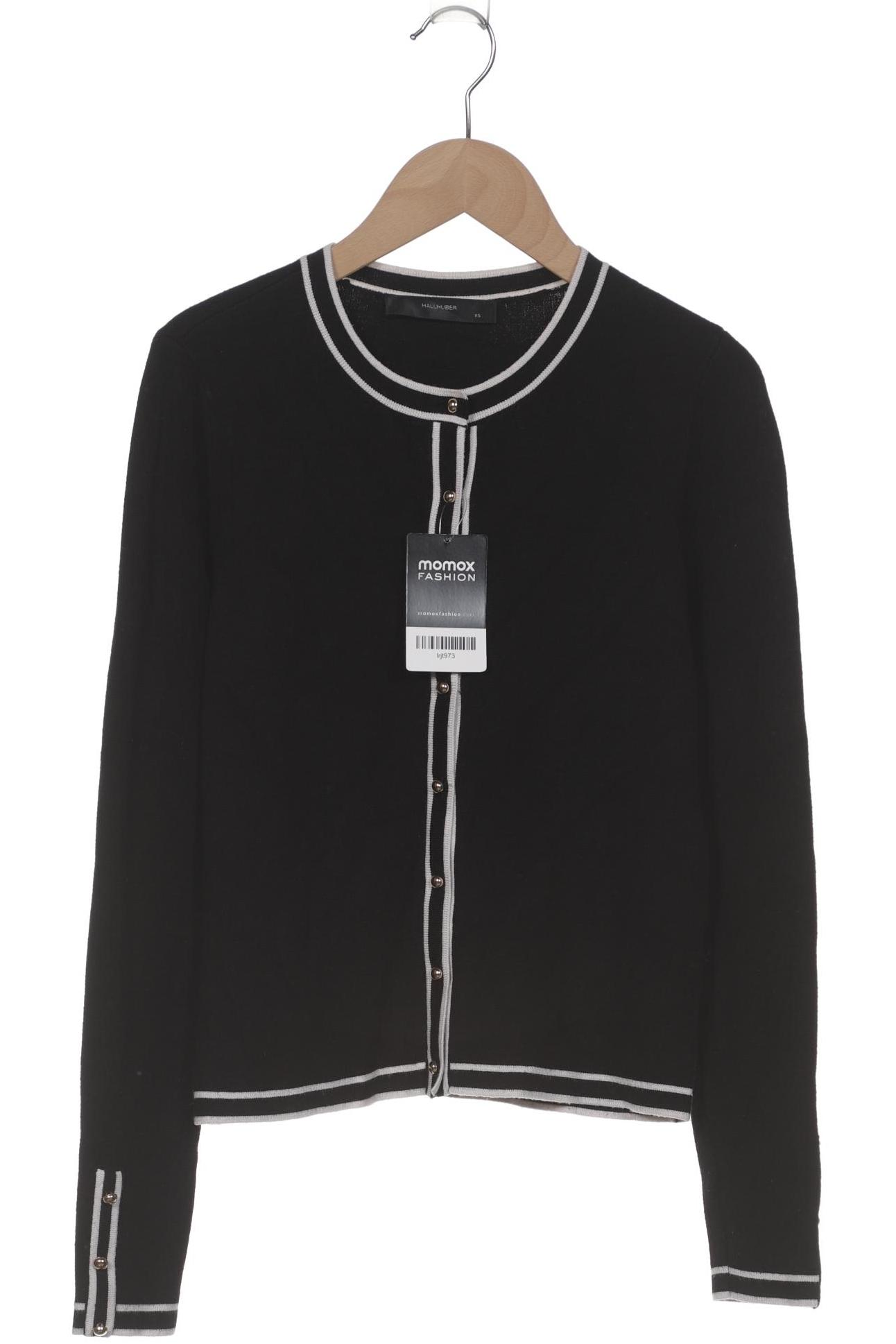 

Hallhuber Damen Strickjacke, schwarz, Gr. 34