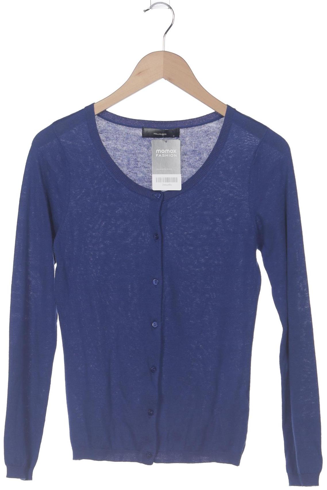 

Hallhuber Damen Strickjacke, blau, Gr. 36