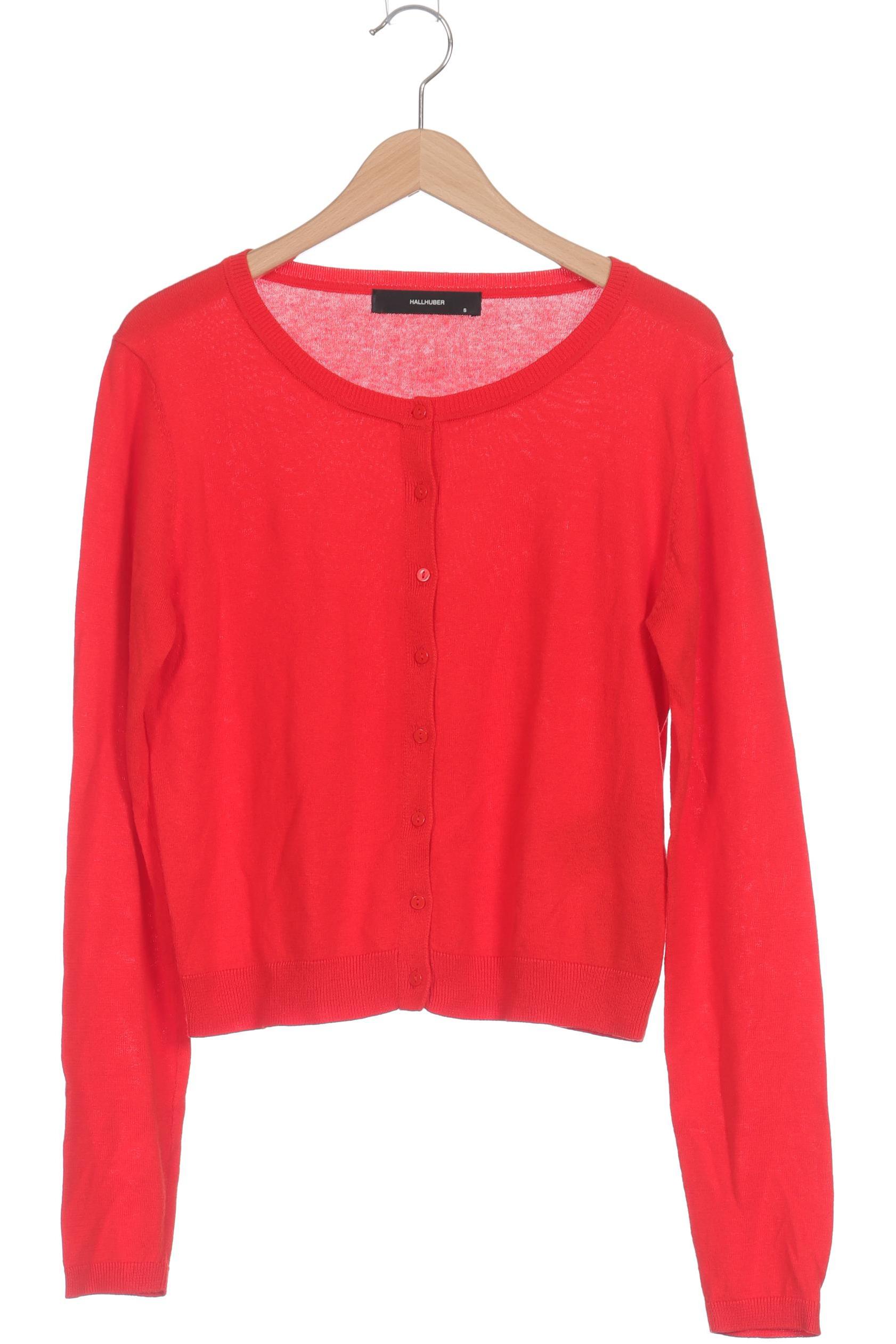 

Hallhuber Damen Strickjacke, rot, Gr.