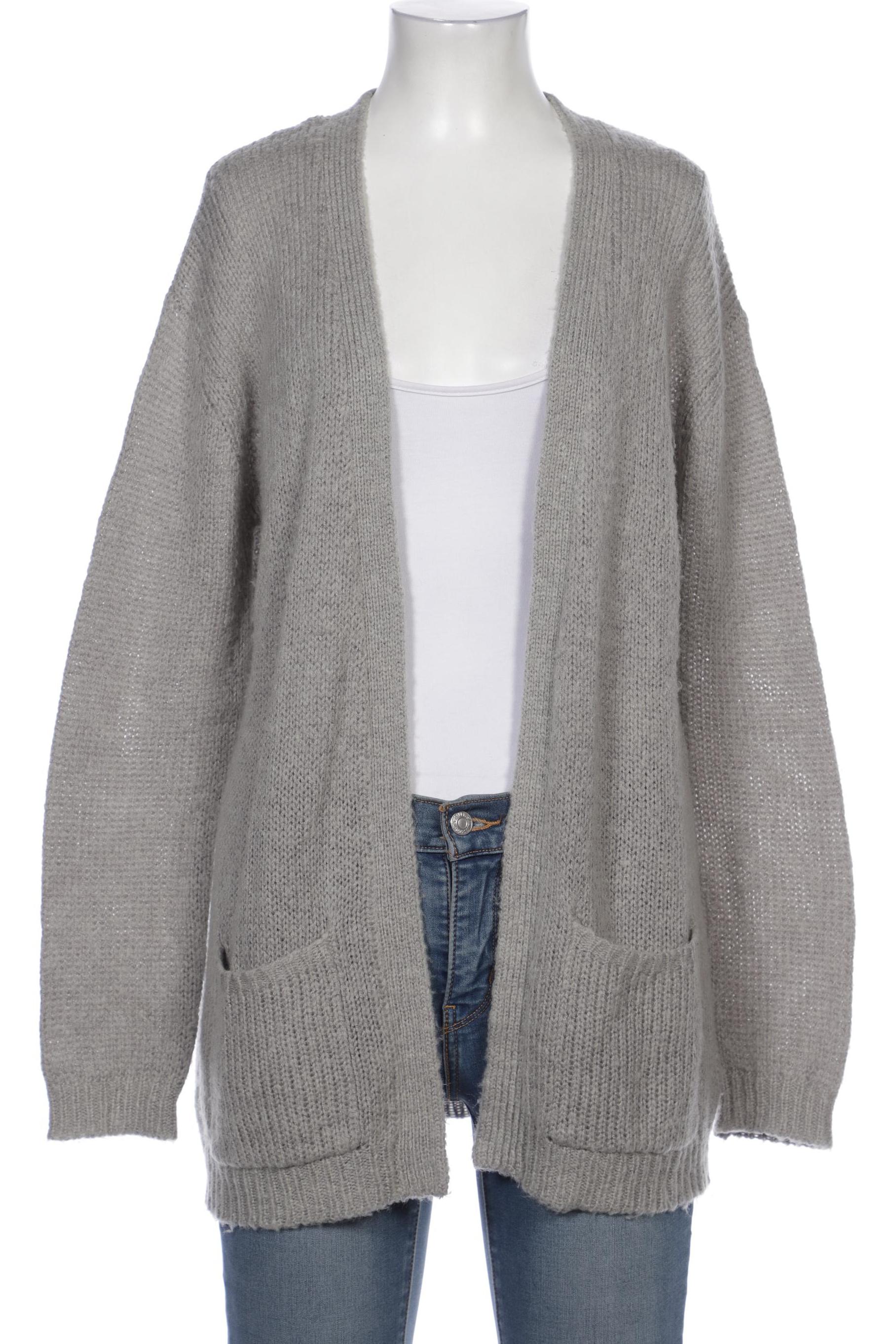 

Hallhuber Damen Strickjacke, grau, Gr. 36