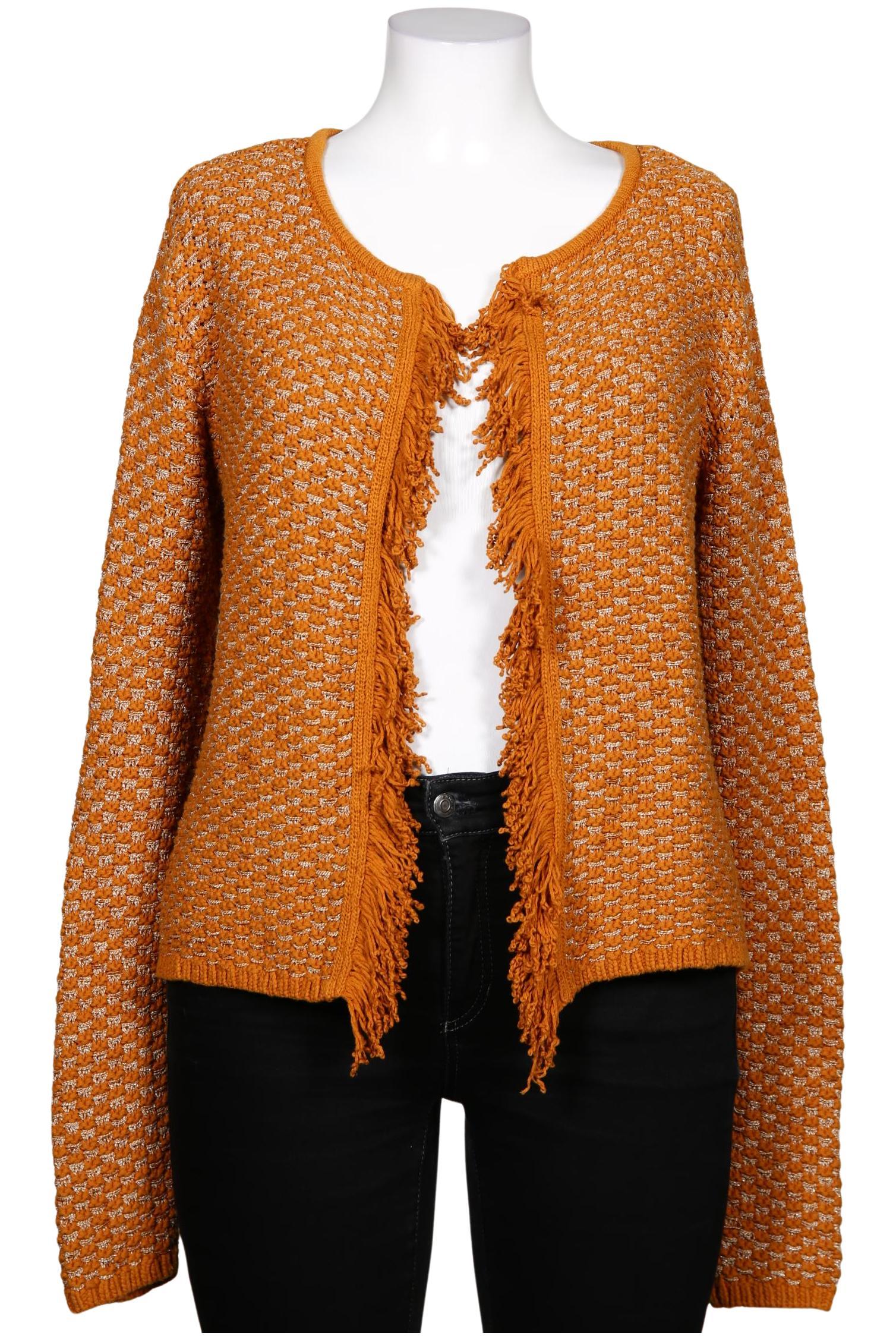 

Hallhuber Damen Strickjacke, orange, Gr. 44