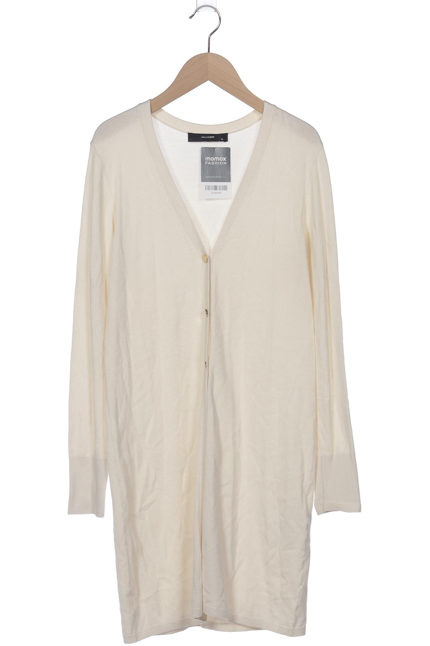 

Hallhuber Damen Strickjacke, cremeweiß, Gr. 34