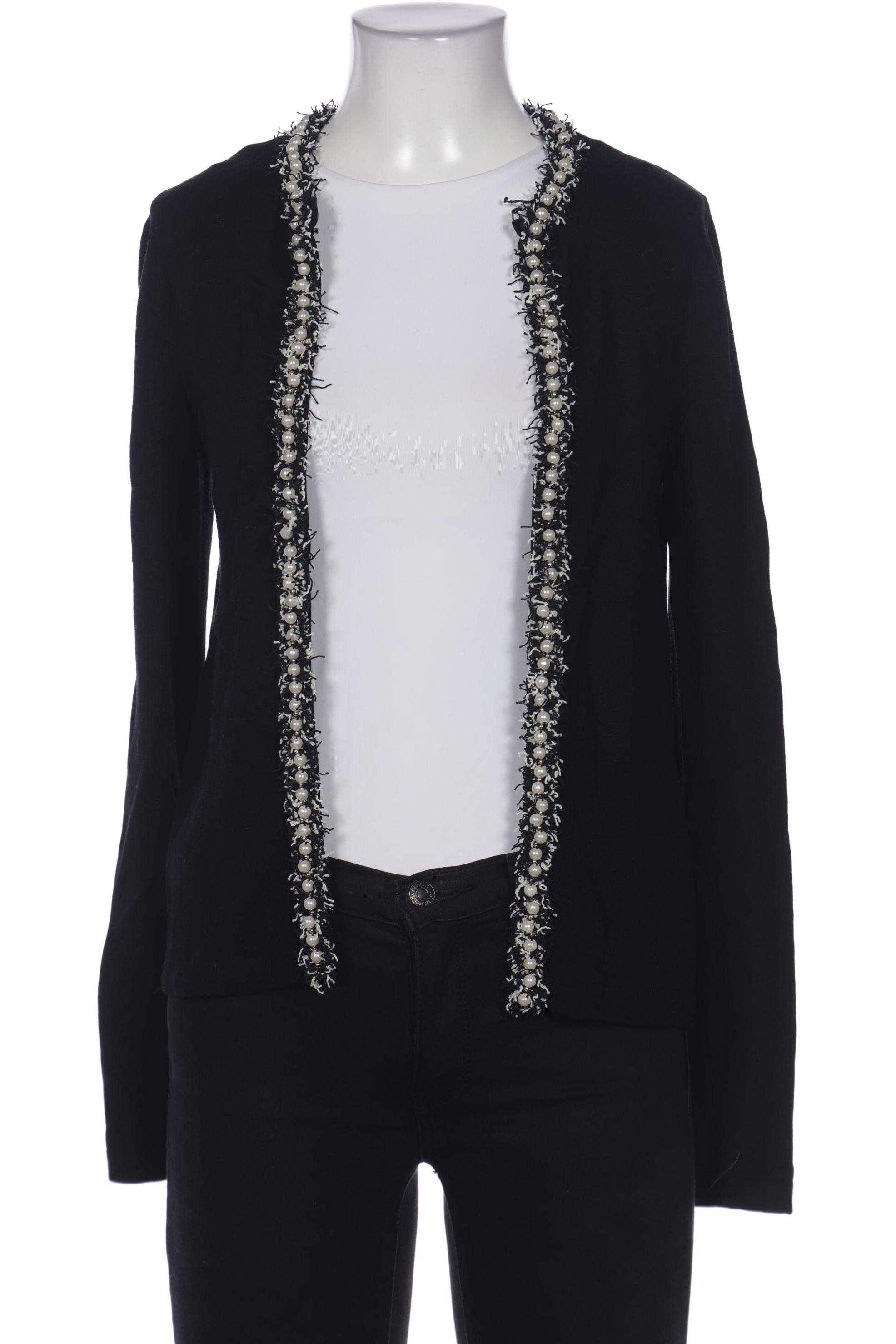 

Hallhuber Damen Strickjacke, schwarz, Gr. 34