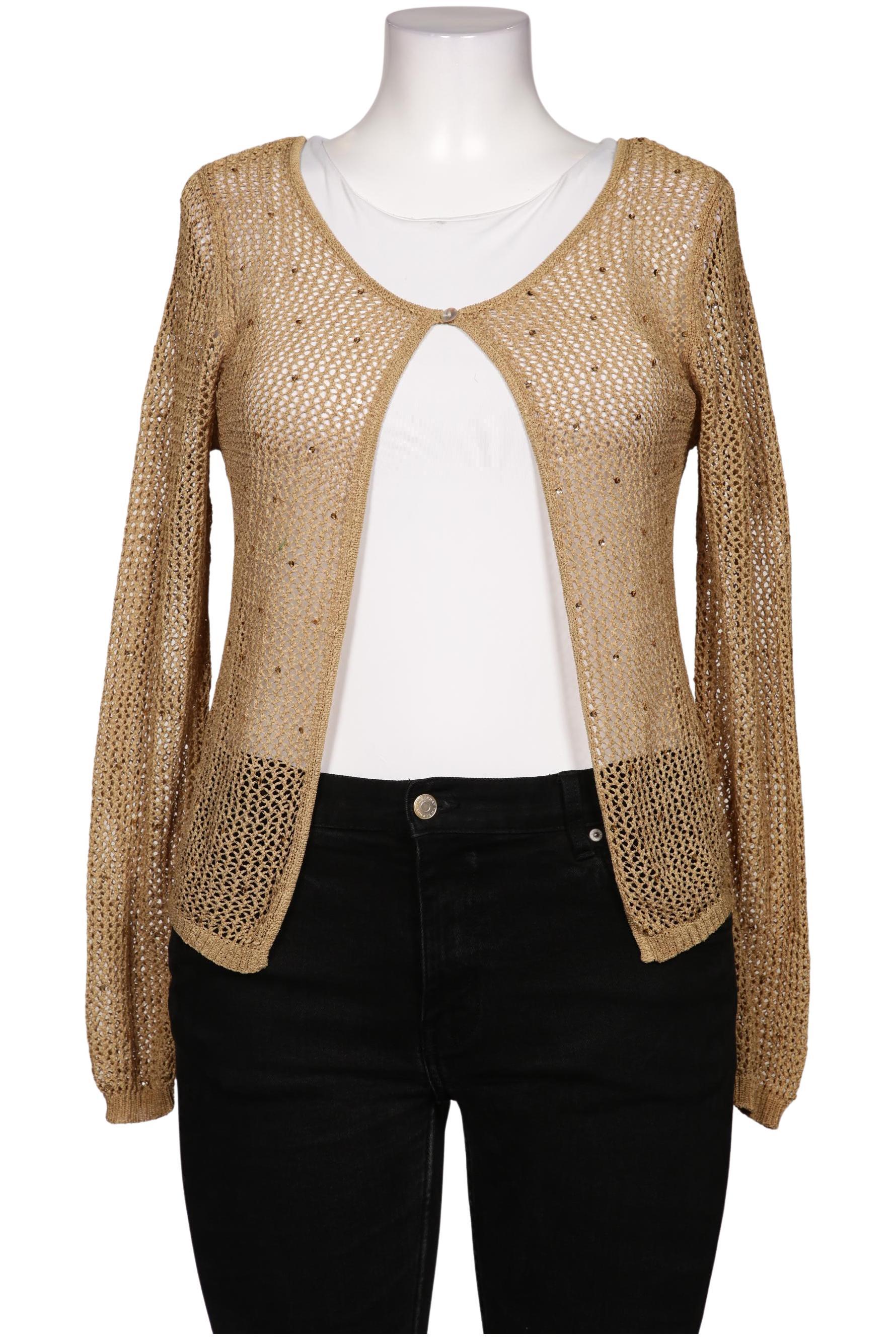 

Hallhuber Damen Strickjacke, beige, Gr. 44