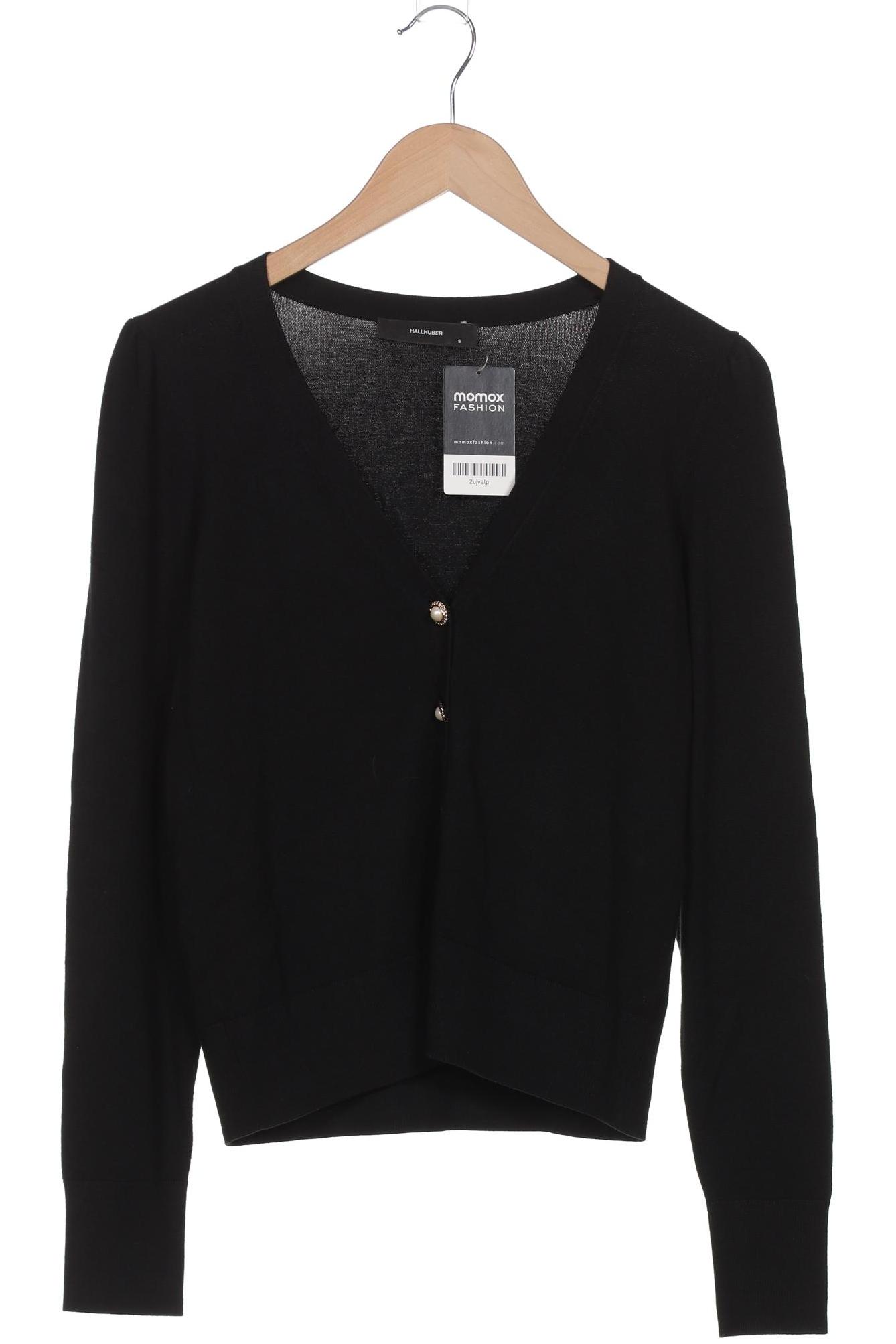 

Hallhuber Damen Strickjacke, schwarz, Gr. 36