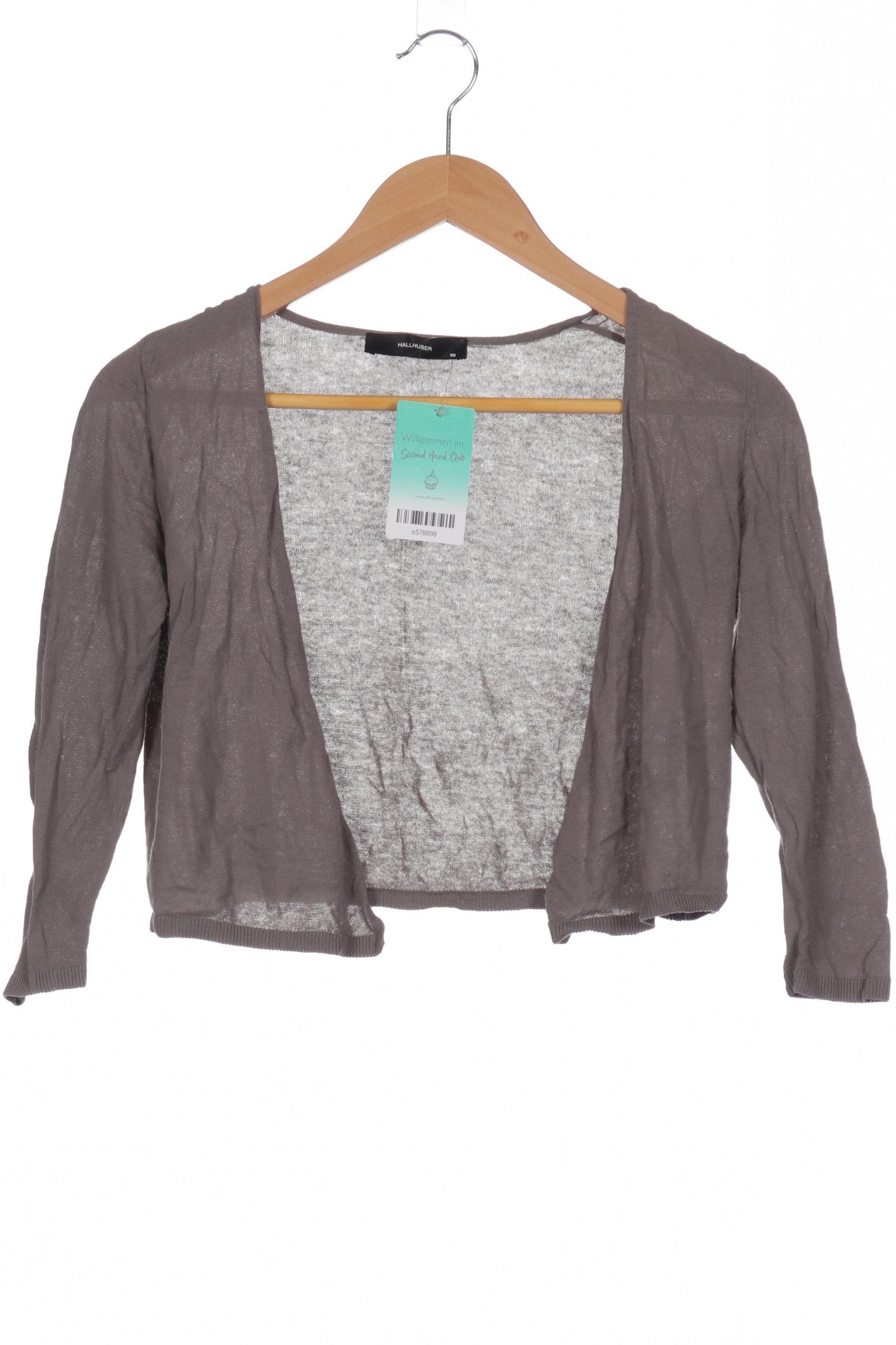 

Hallhuber Damen Strickjacke, grau, Gr. 34
