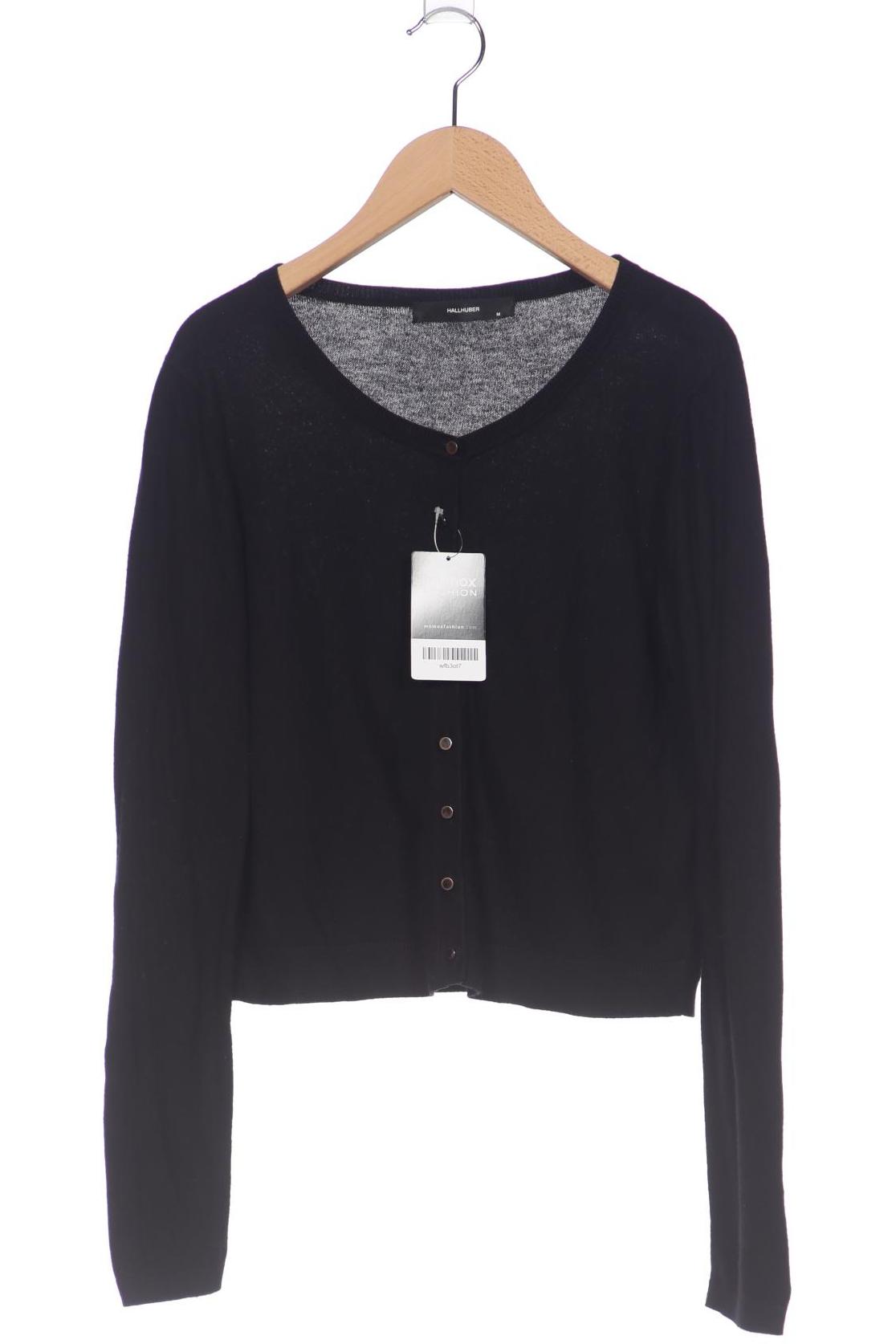 

Hallhuber Damen Strickjacke, schwarz, Gr. 38
