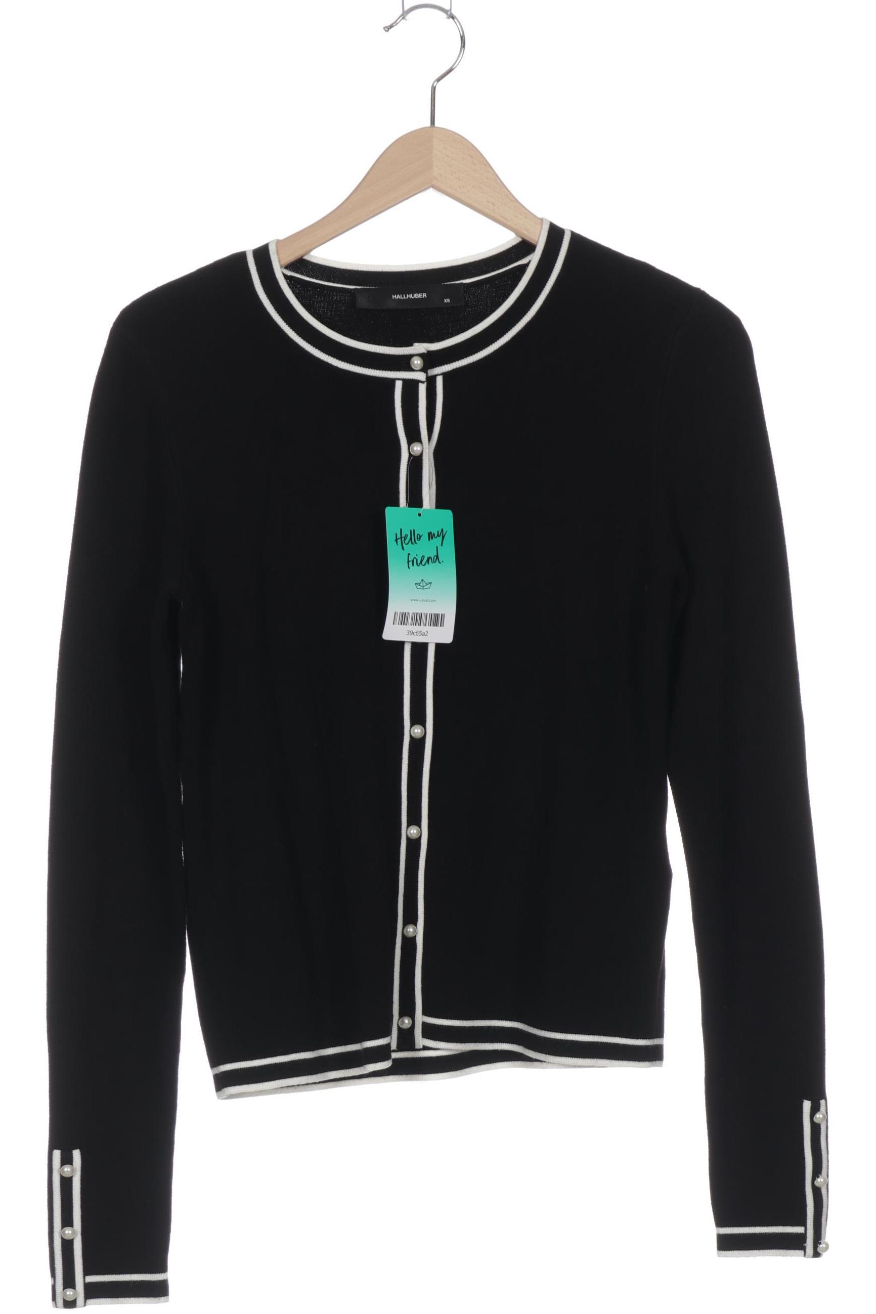 

Hallhuber Damen Strickjacke, schwarz, Gr.