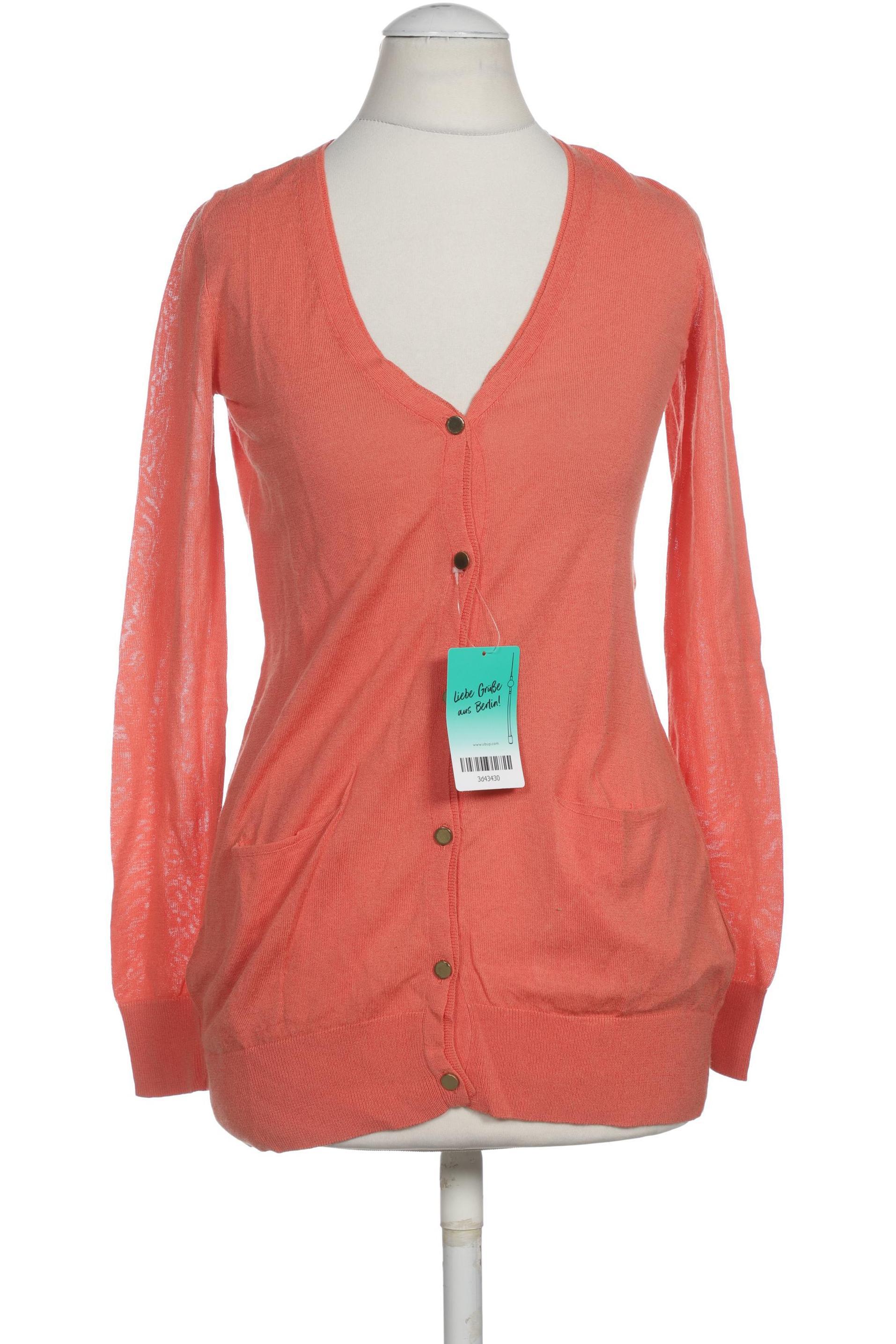 

Hallhuber Damen Strickjacke, orange, Gr. 34