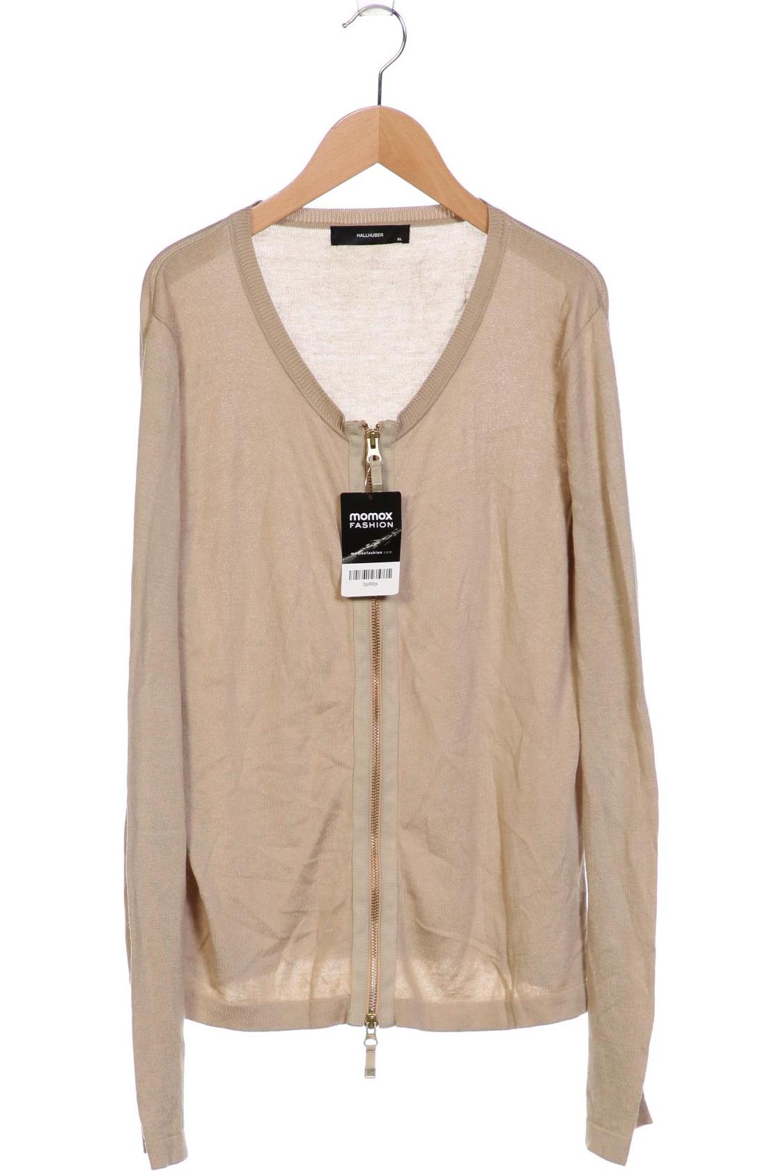 

Hallhuber Damen Strickjacke, beige, Gr. 44