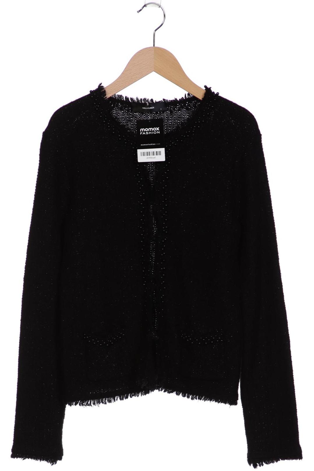 

Hallhuber Damen Strickjacke, schwarz, Gr. 36