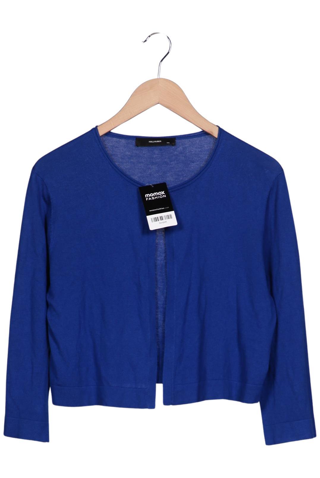 

Hallhuber Damen Strickjacke, blau, Gr. 46