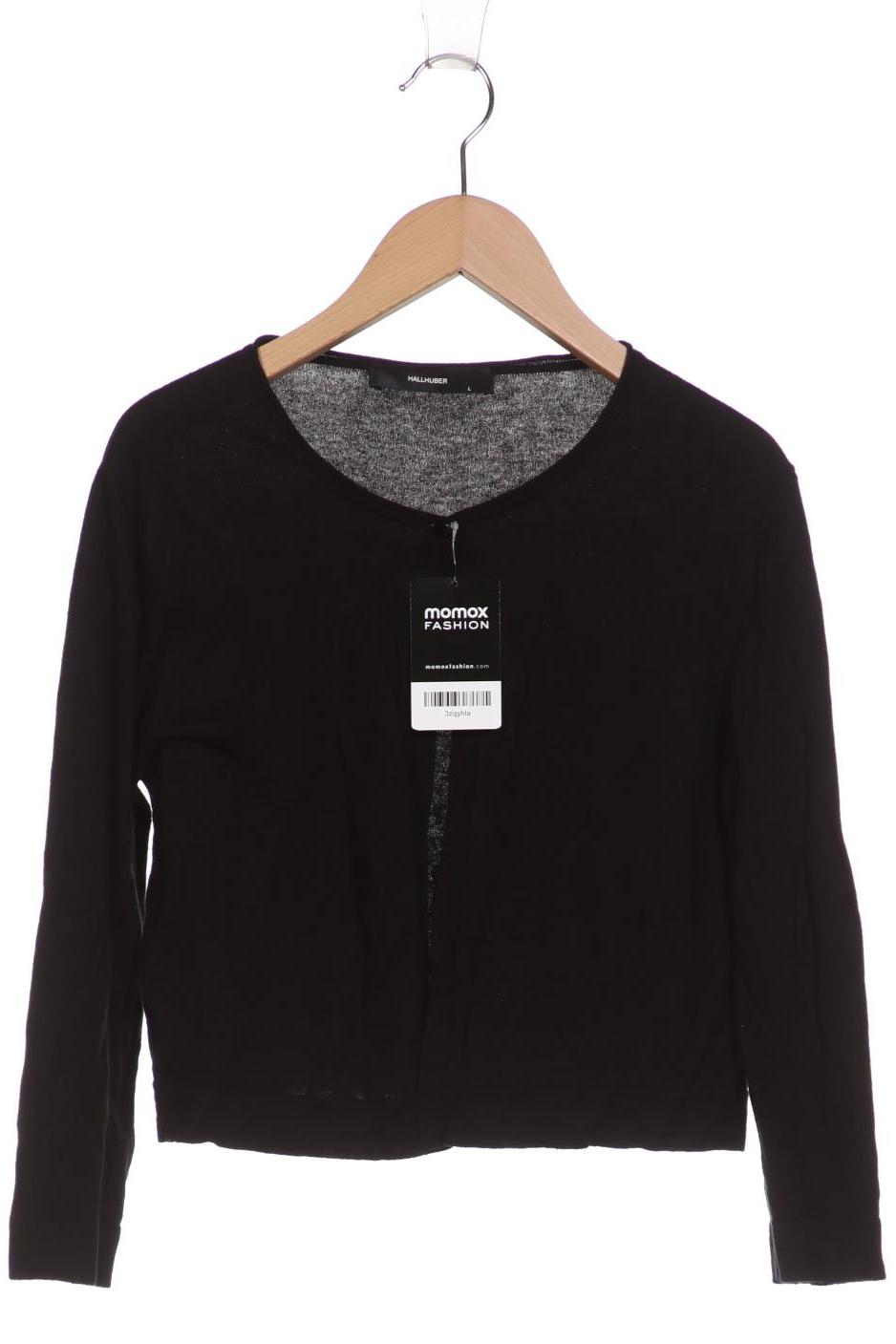 

Hallhuber Damen Strickjacke, schwarz, Gr. 42
