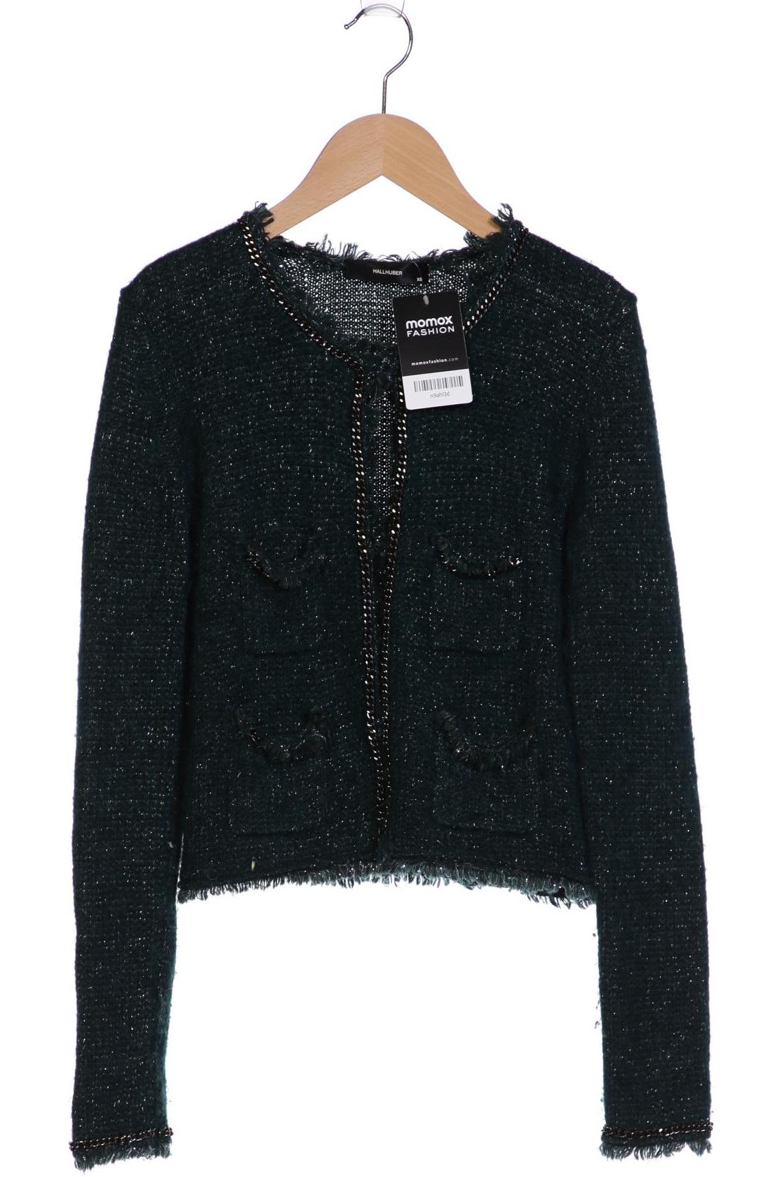 

Hallhuber Damen Strickjacke, grün, Gr. 34