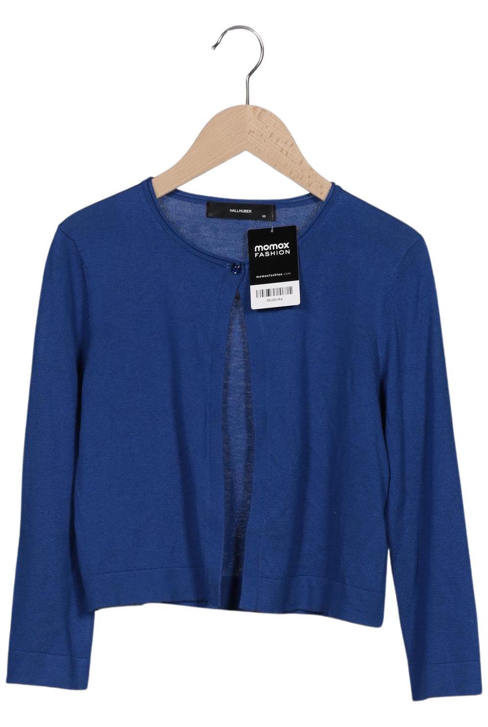 

Hallhuber Damen Strickjacke, blau, Gr. 34