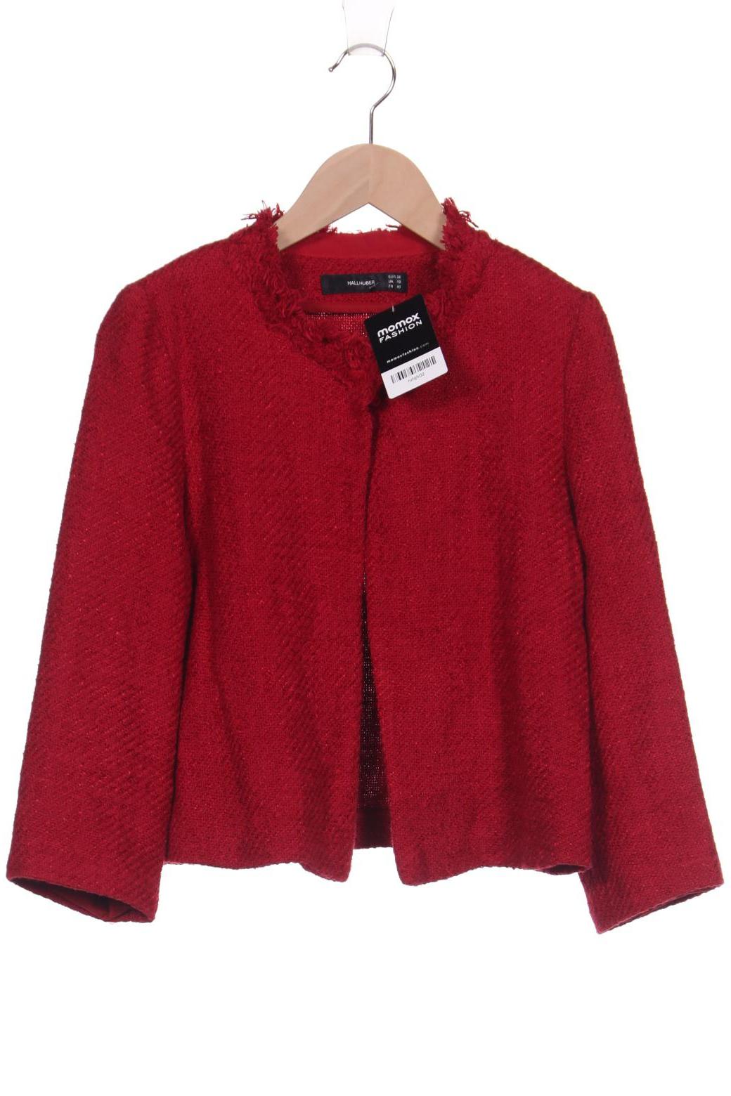 

Hallhuber Damen Strickjacke, rot, Gr. 38