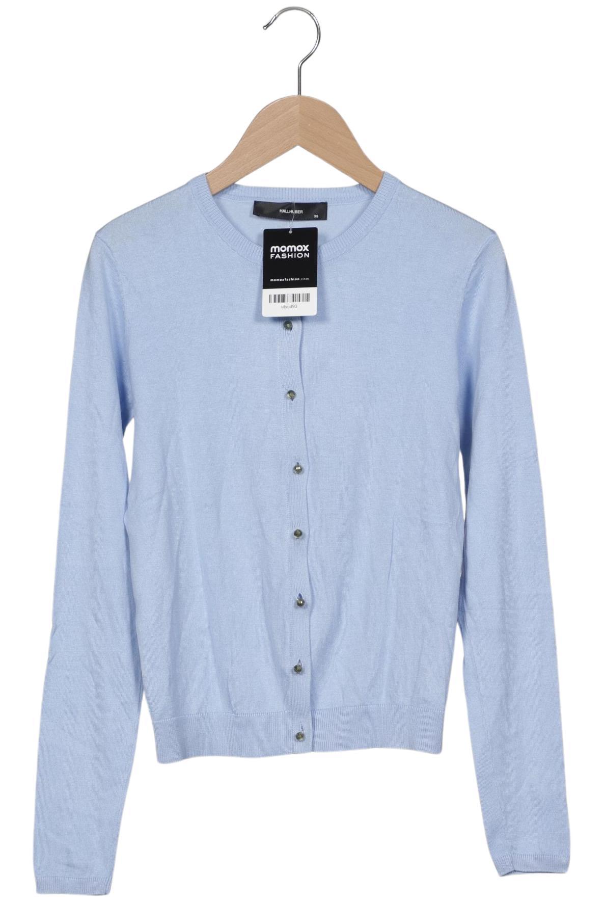 

Hallhuber Damen Strickjacke, hellblau, Gr. 34